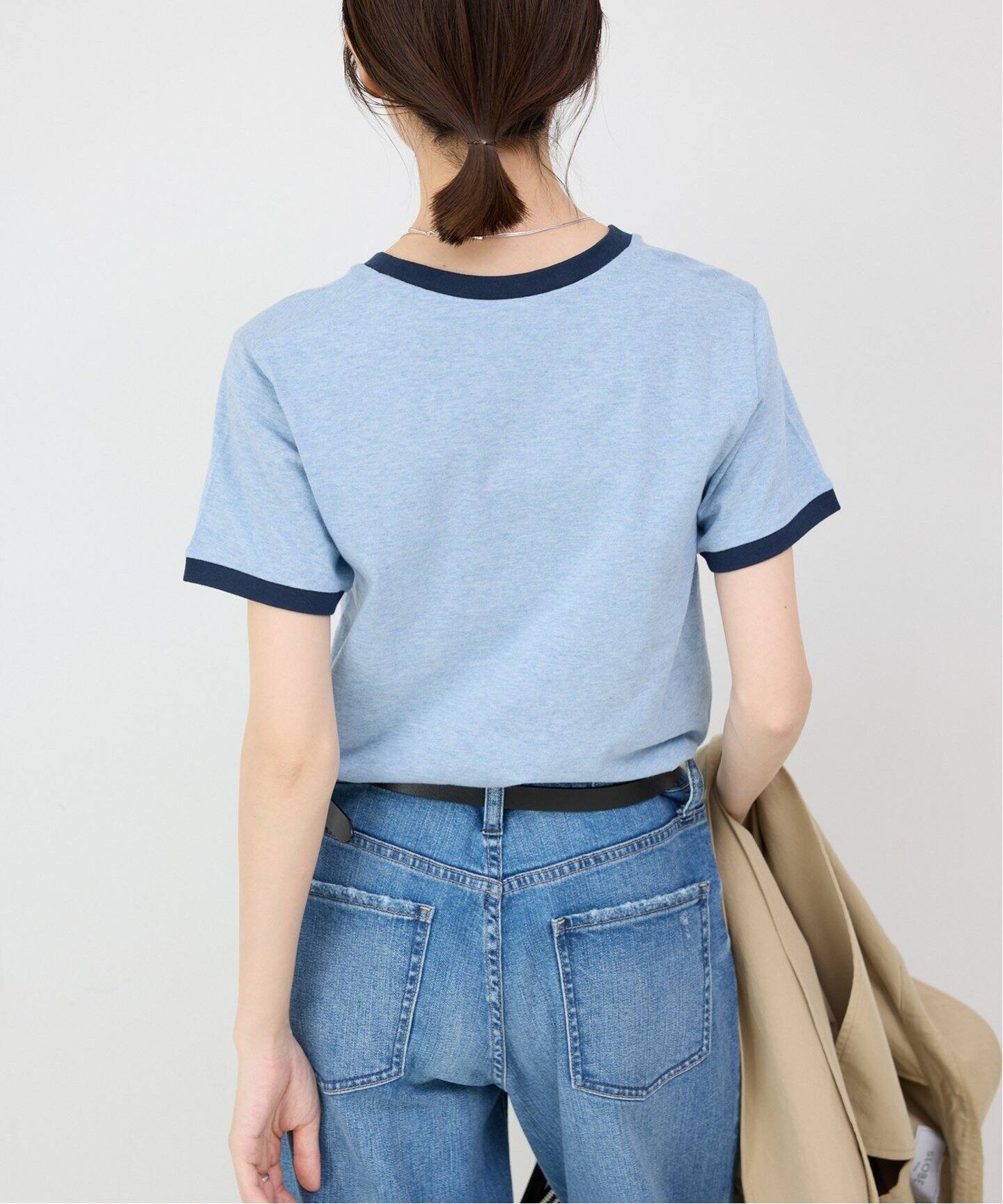 コンパクトプリントリンガーTEE（Tシャツ／カットソー）｜SLOBE IENA 