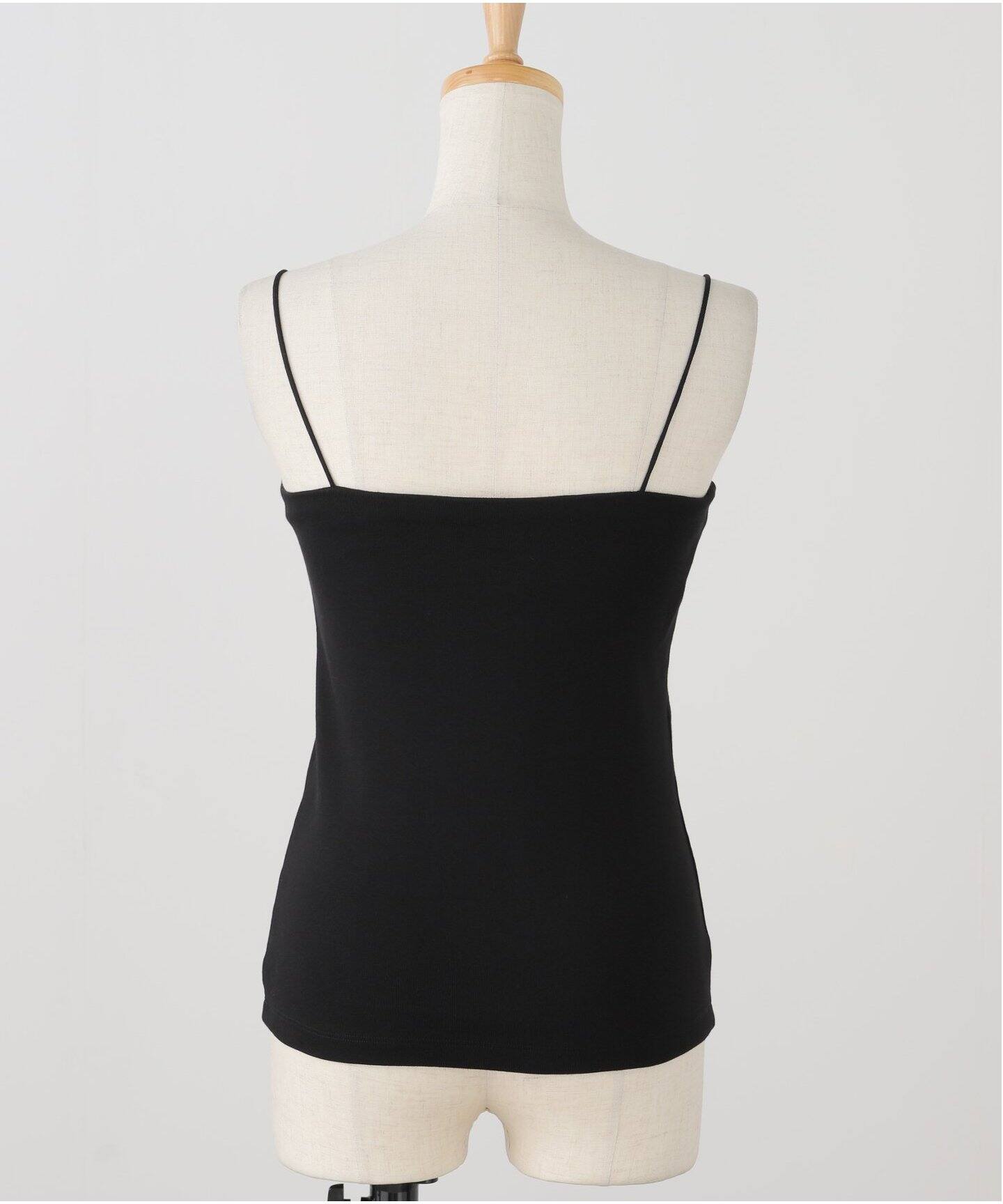 追加》カップ付きフライスキャミソール（カップ付きインナー）｜SLOBE