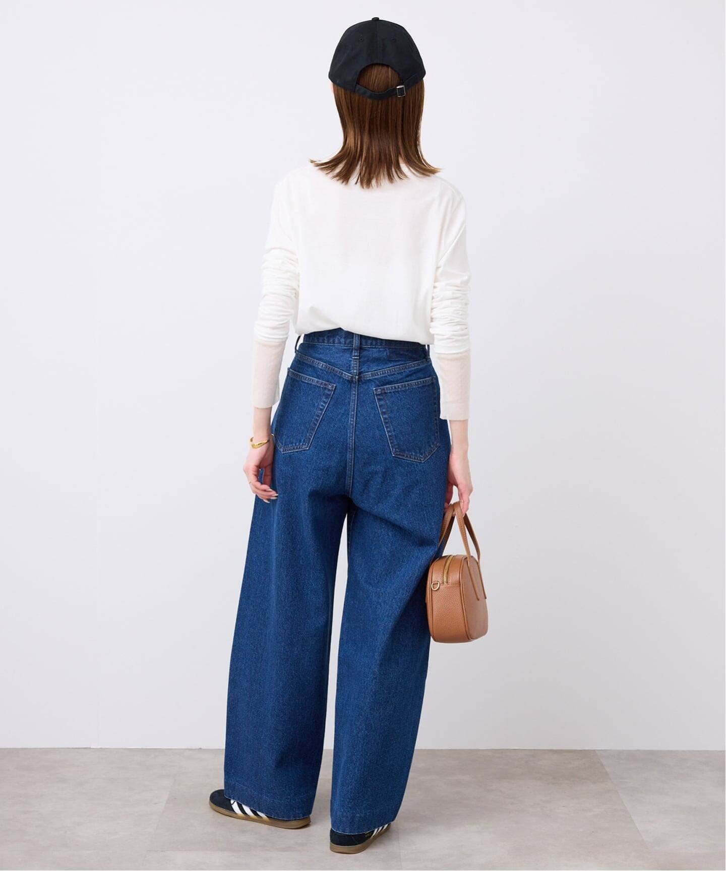 追加3》レイヤードフロッキードットスリーブロンTEE（Tシャツ