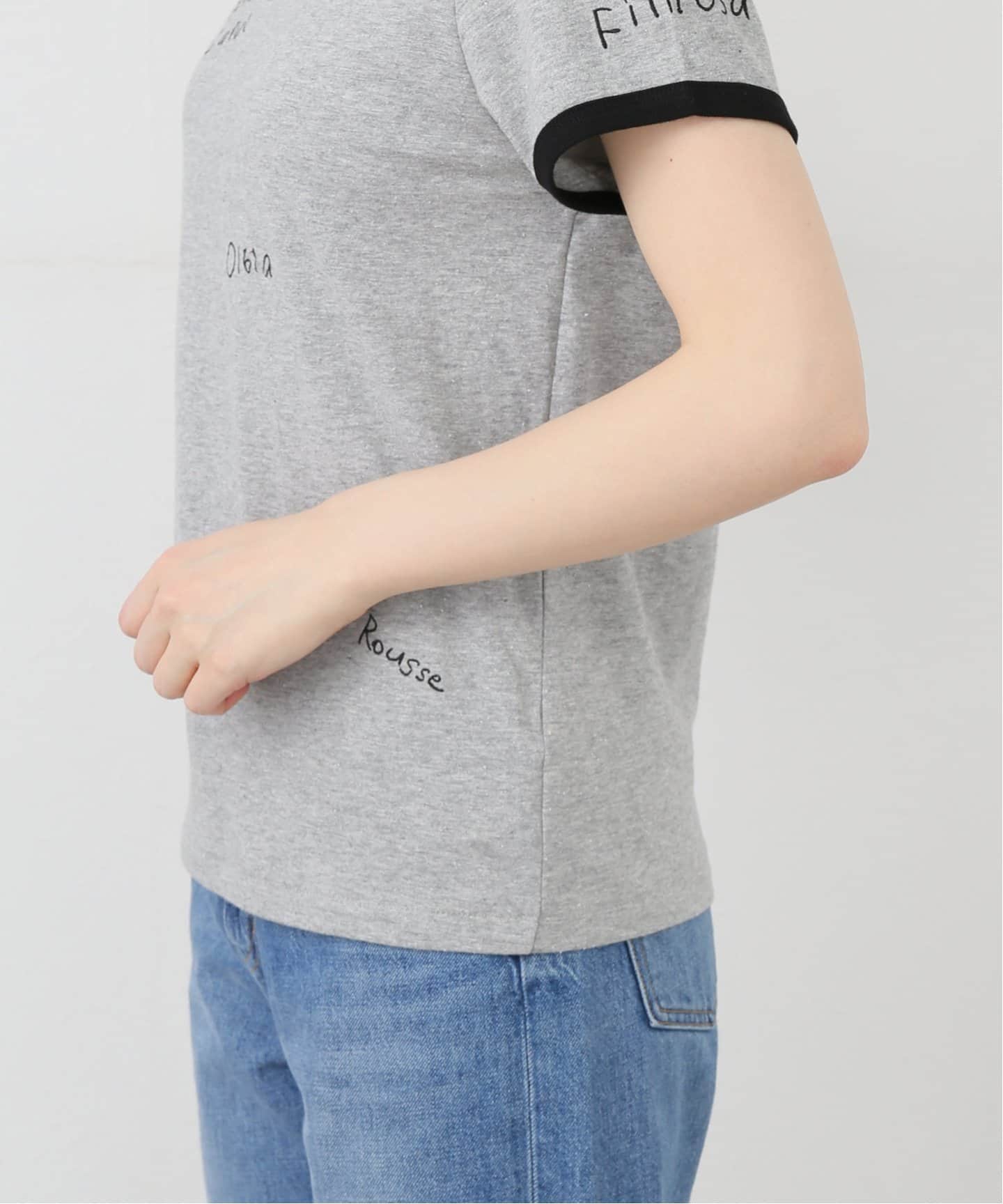 SLOBE IENA CORSICA 刺繍リンガーTEE イエナ Tシャツ CORSICA 刺繍リンガーTEE（Tシャツ／カットソー）｜SLOBE IENA