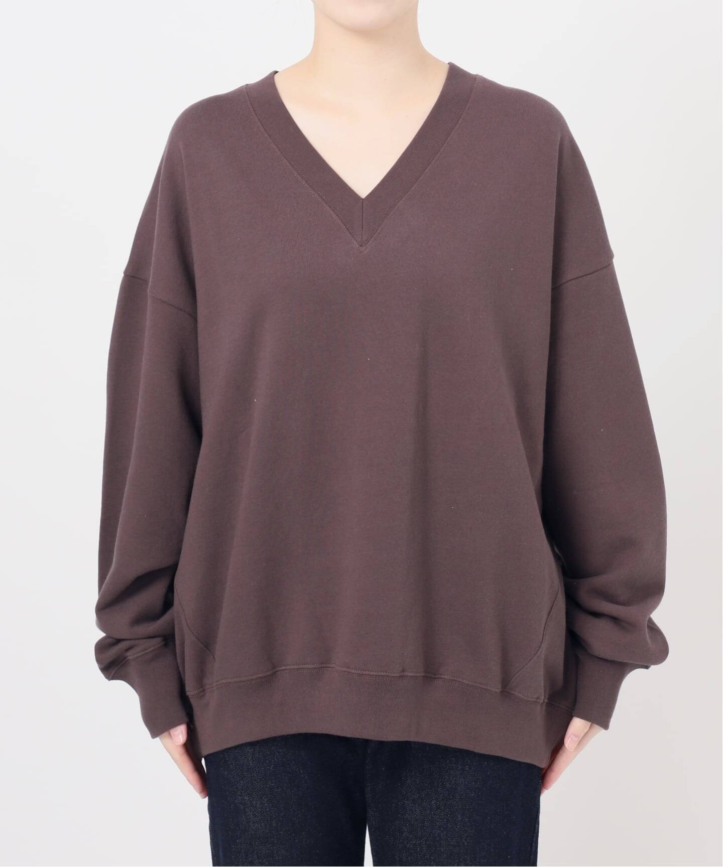 Vネックビックシルエットスウェット（スウェット）｜SLOBE IENA