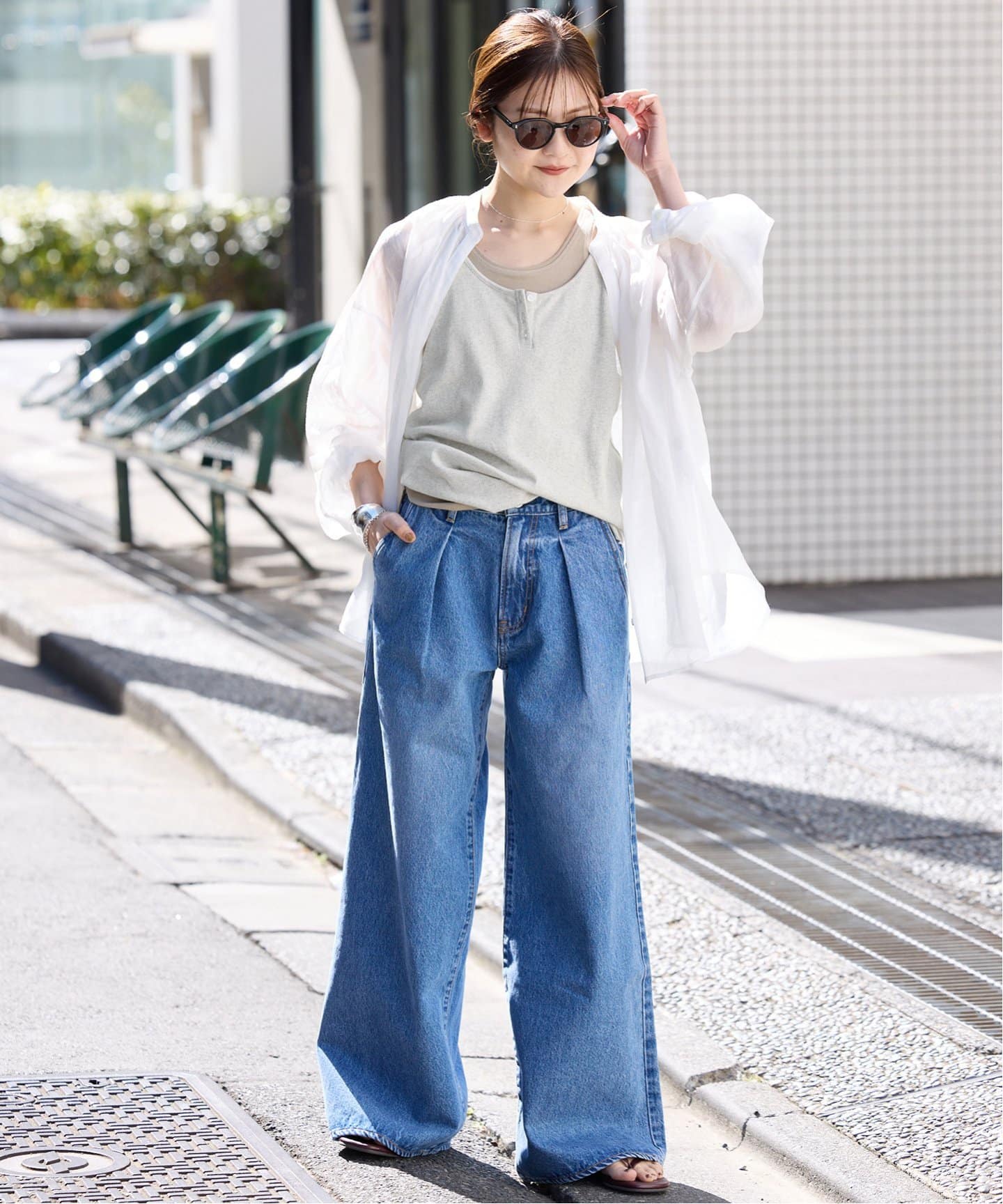 【新品】SLOBE IENA　ヘンリーパックタンク SLOBE IENA tシャツ ヘンリーパックタンク レディース