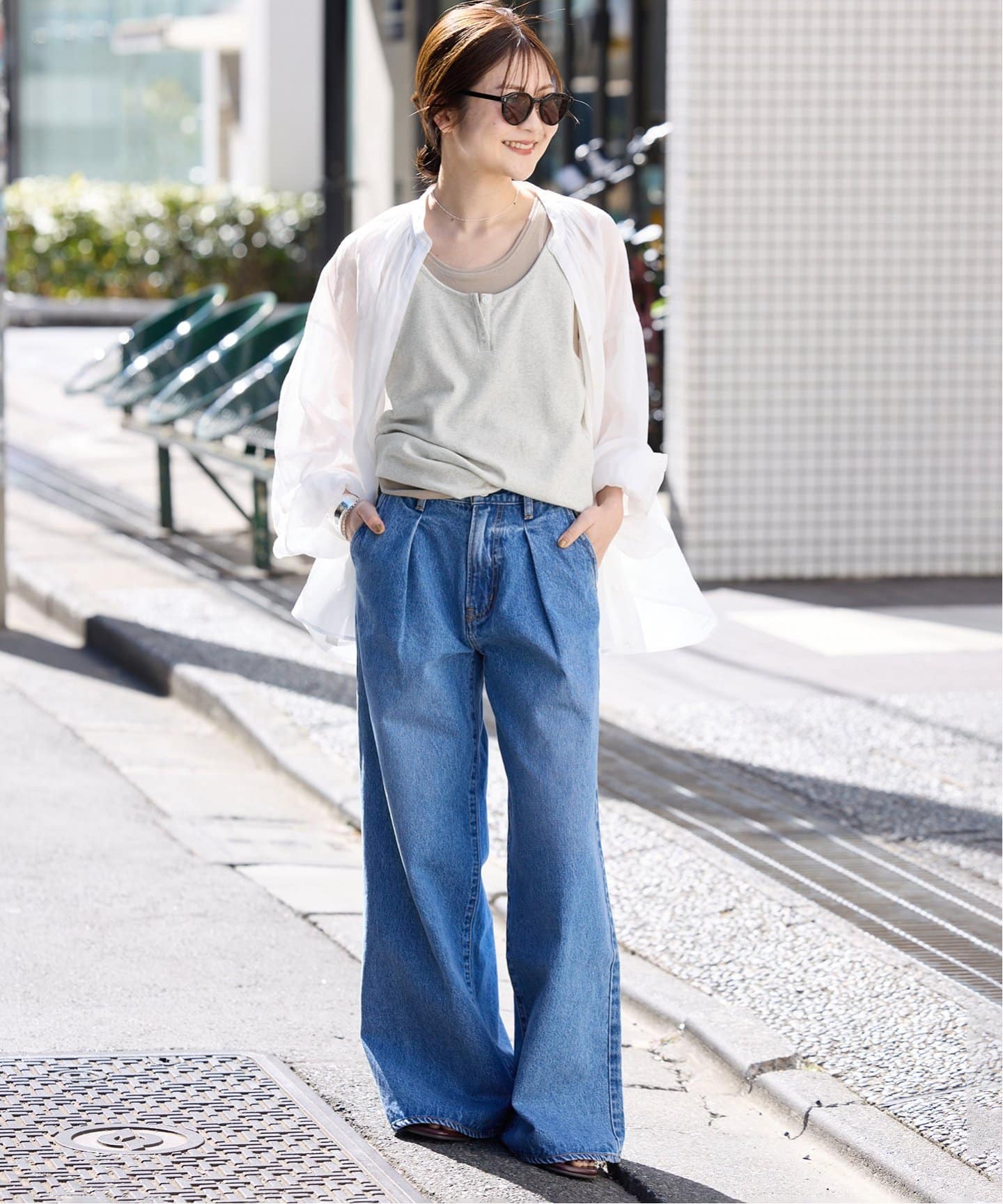 IENA - 【新品】イエナ　針抜きリブタンクトップ　ベージュ スーピマハリヌキリブタンクトップ◇（タンクトップ）｜IENA