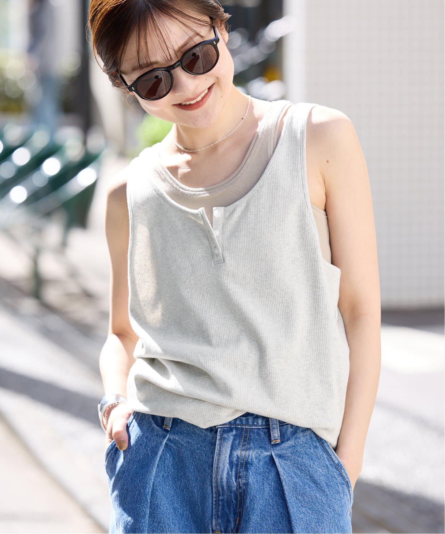 ヘンリーパックタンク（Tシャツ／カットソー）｜SLOBE IENA（スローブ