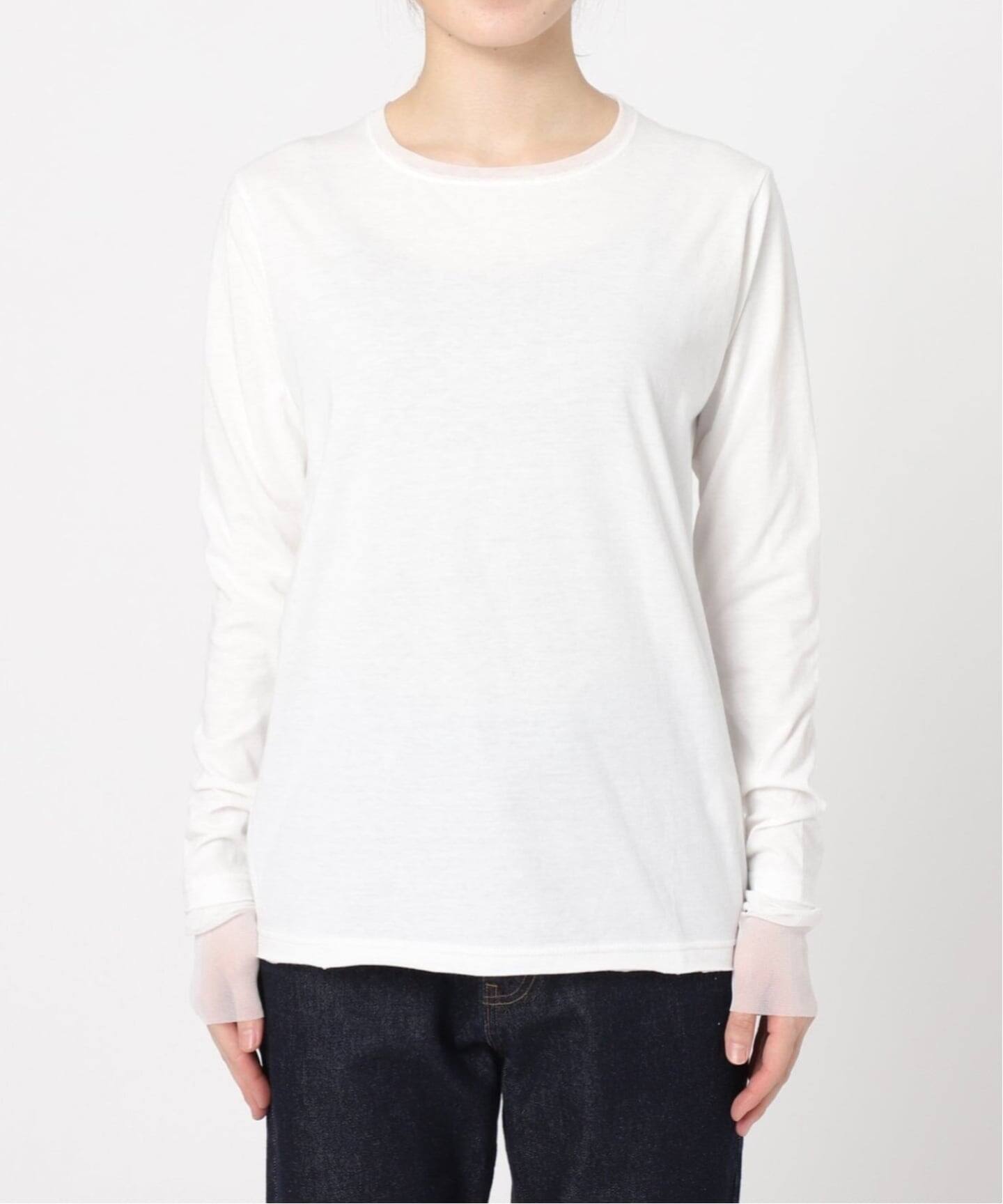 SLOBE IENA レイヤードスリーブロンTEE 追加》レイヤードスリーブロンTEE（Tシャツ／カットソー