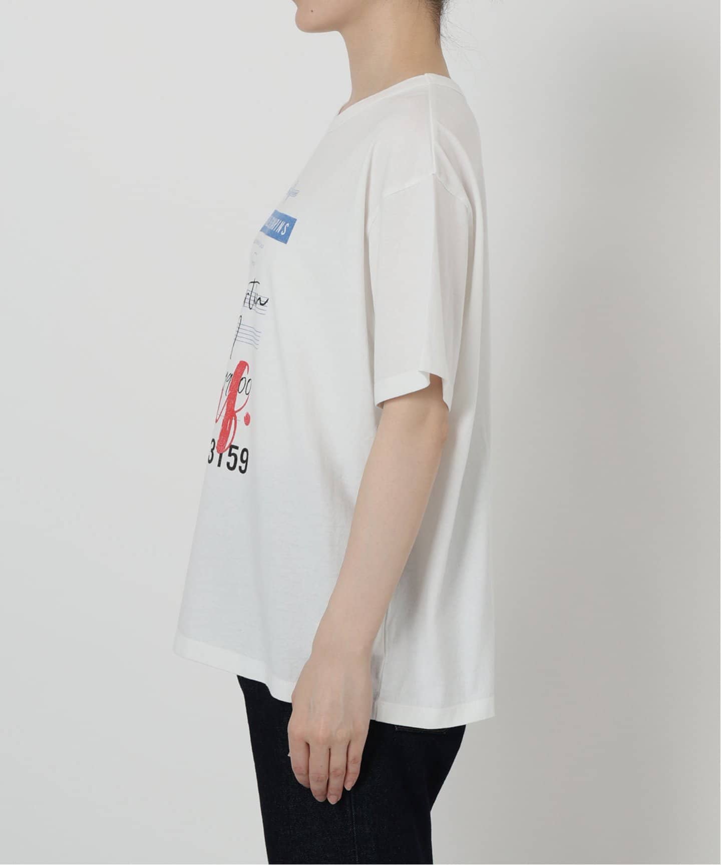 USAコットンロゴプリントTEE（Tシャツ／カットソー）｜SLOBE