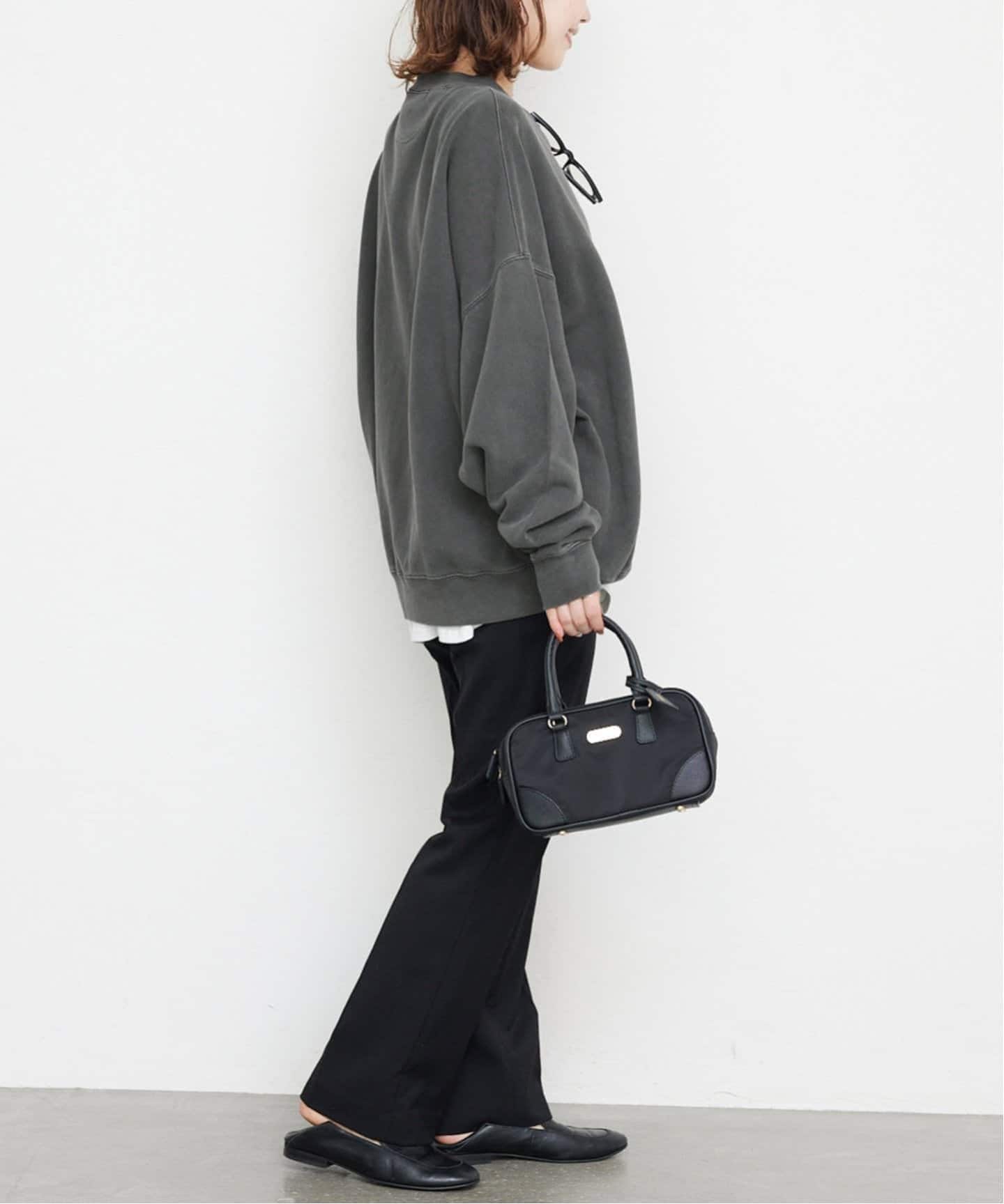 WEB限定カラー有り/追加》ビックシルエットピグメント裏毛プルオーバー