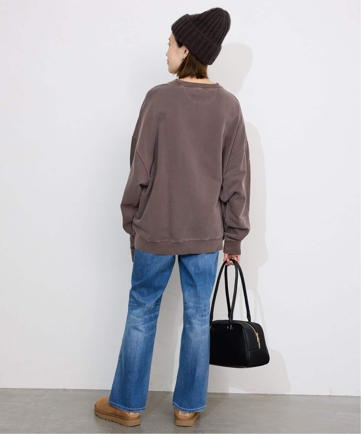 WEB限定カラー有り/追加》ビックシルエットピグメント裏毛プルオーバー