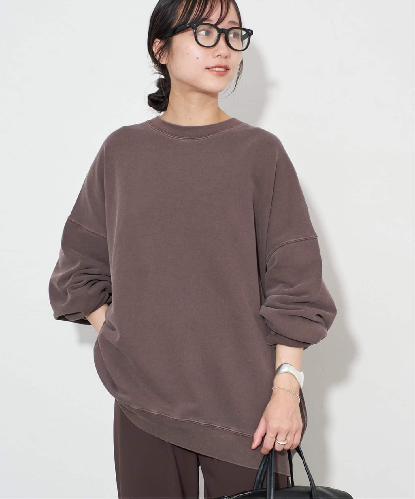 WEB限定カラー有り/追加予約》ビックシルエットピグメント裏毛
