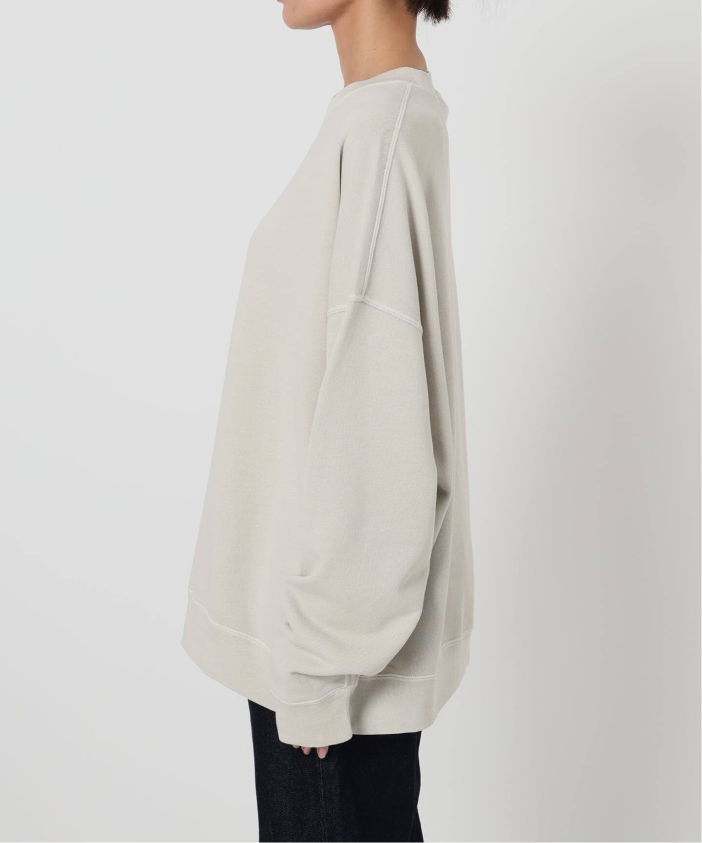WEB限定カラー有り/追加》ビックシルエットピグメント裏毛プルオーバー 