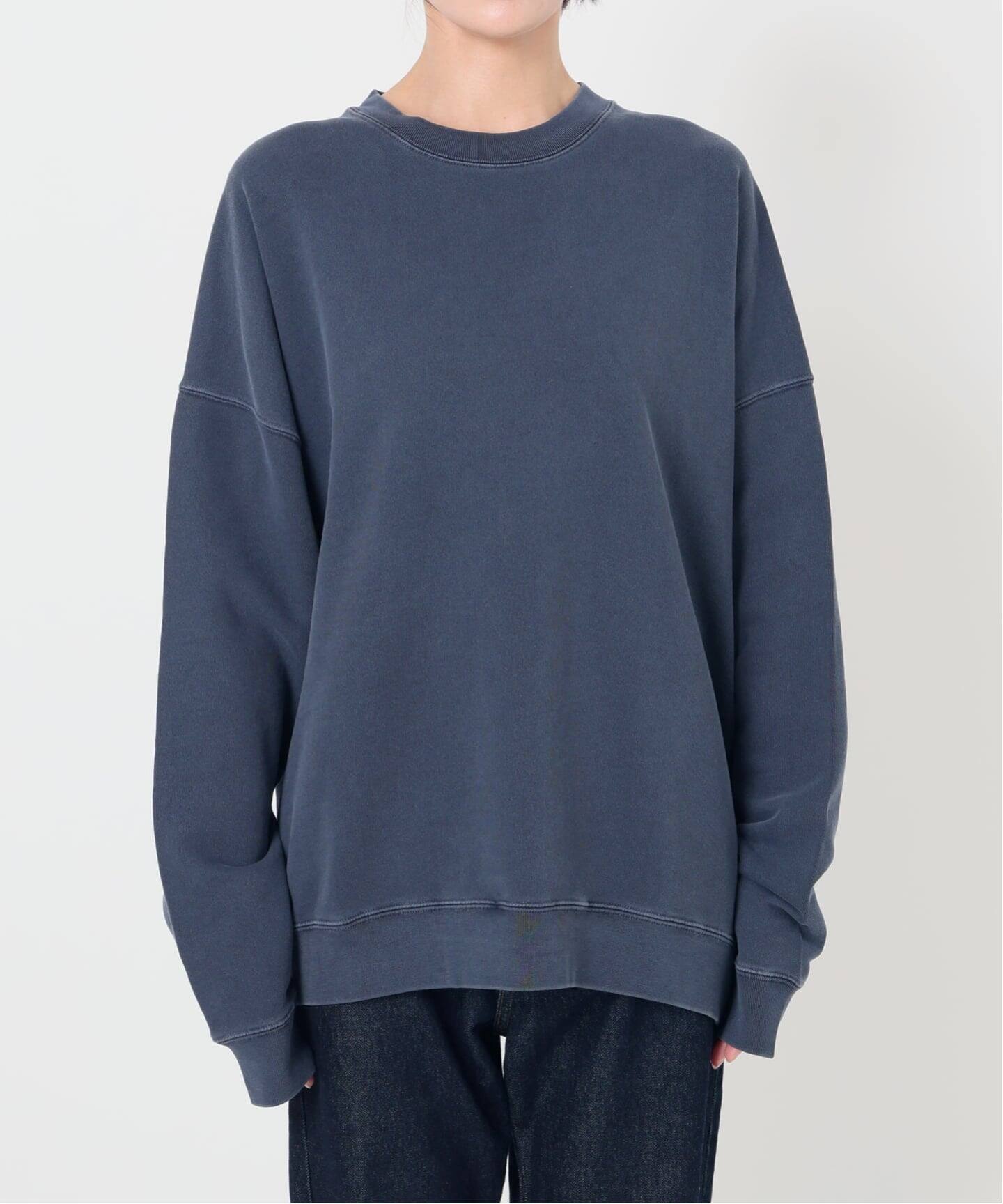 WEB限定カラー有り/追加》ビックシルエットピグメント裏毛プルオーバー 