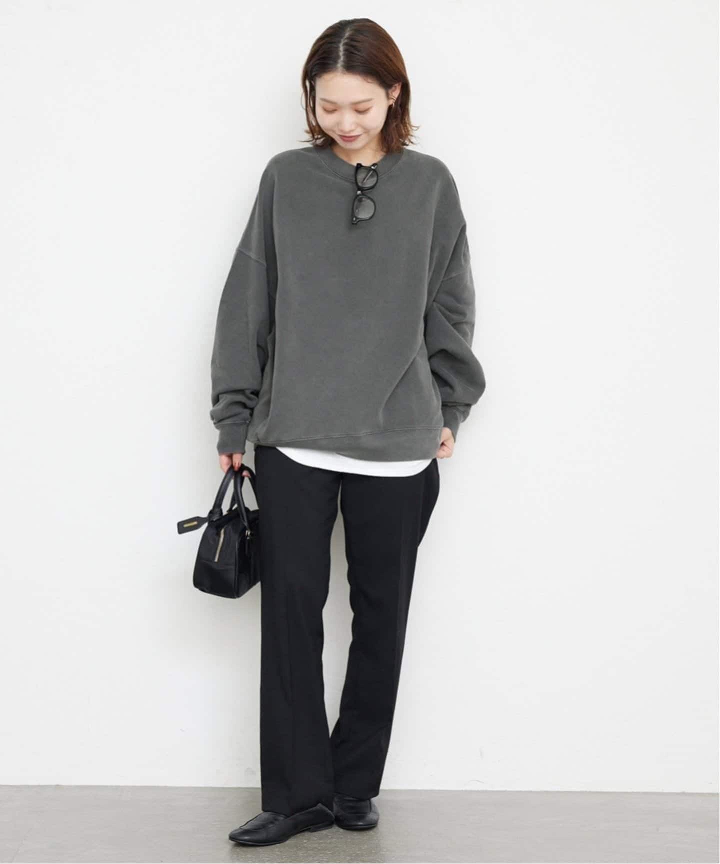 ⭐︎新品タグ付⭐︎ SLOB IENA ビックシルエットピグメント裏毛プルオーバー WEB限定/追加2予約》ビックシルエットピグメント裏毛プル