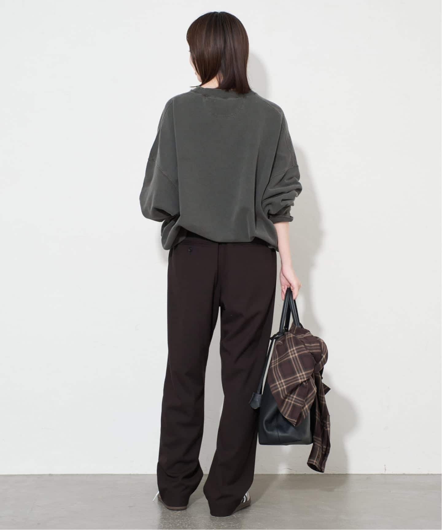 SLOBE IENA ビックシルエットピグメント裏毛プルオーバー WEB限定/追加2予約》ビックシルエットピグメント裏毛プル