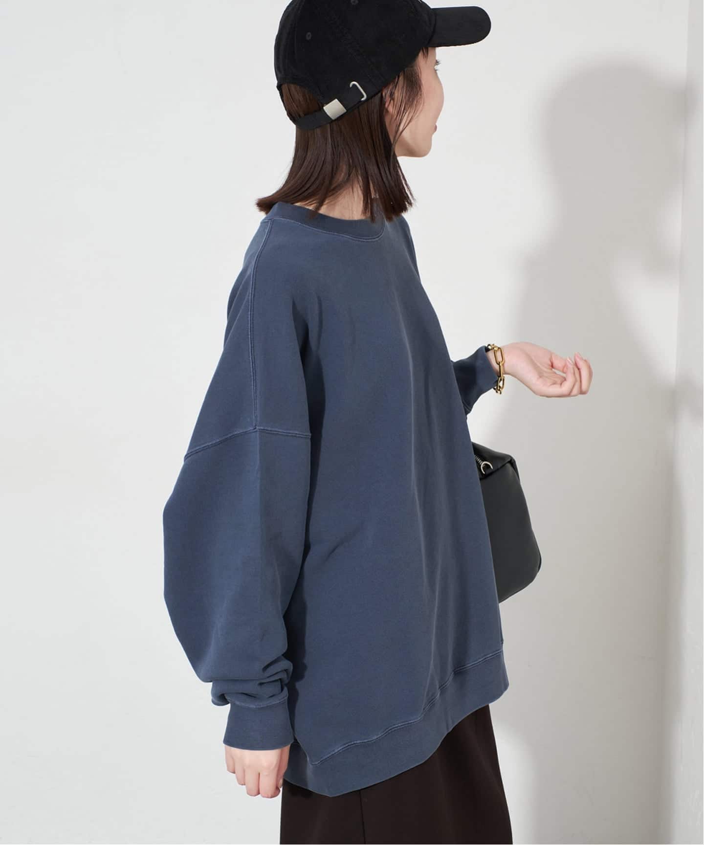 ⭐︎新品タグ付⭐︎ SLOB IENA ビックシルエットピグメント裏毛プルオーバー WEB限定/追加2予約》ビックシルエットピグメント裏毛プル