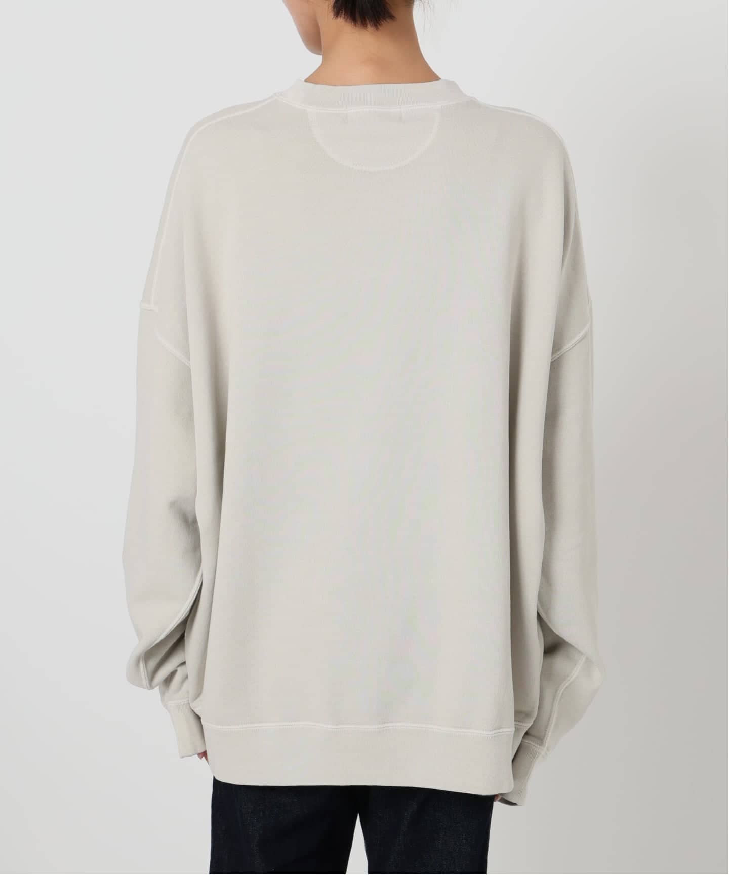 WEB限定/追加3》ビックシルエットピグメント裏毛プルオーバー