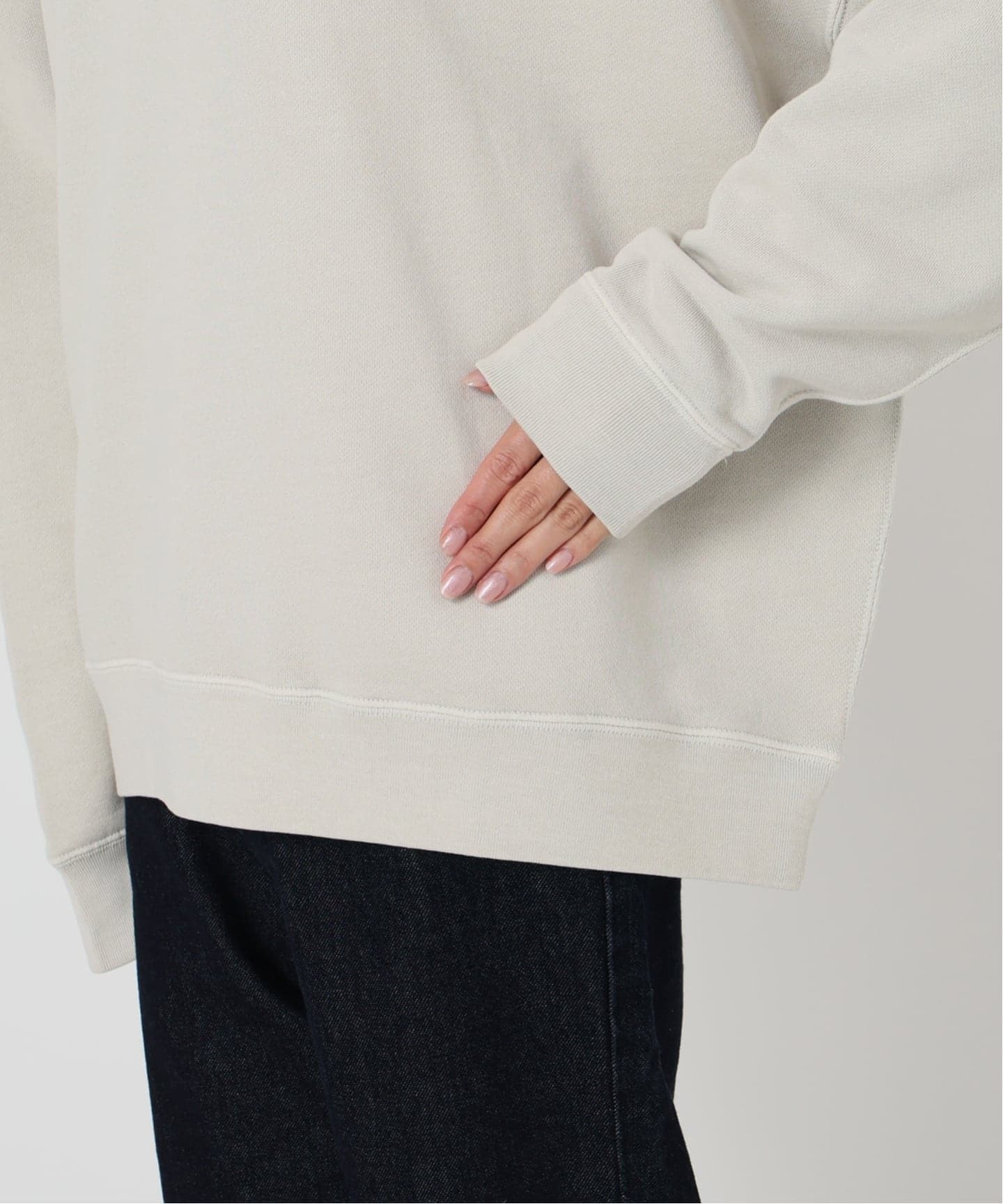 WEB限定/追加3》ビックシルエットピグメント裏毛プルオーバー