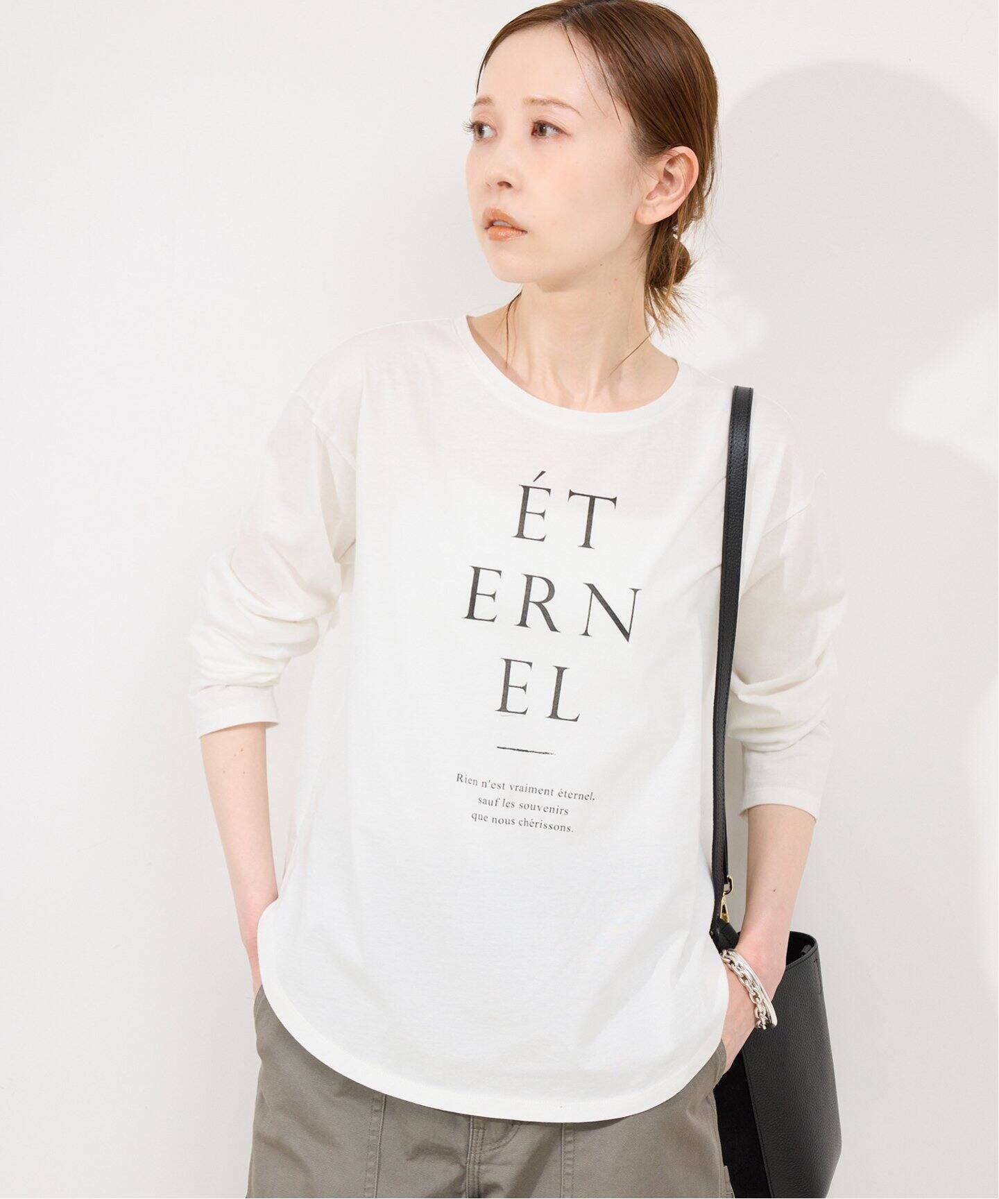 SLOBE IENA - SLOBE IENA Soleil Chaude ロゴロンTEE シルケット天竺ロゴロンTEE（Tシャツ／カットソー）｜SLOBE IENA