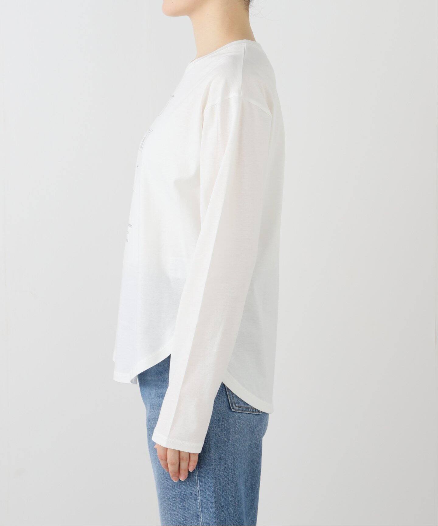 SLOBE IENA - SLOBE IENA Soleil Chaude ロゴロンTEE シルケット天竺ロゴロンTEE（Tシャツ／カットソー）｜SLOBE IENA