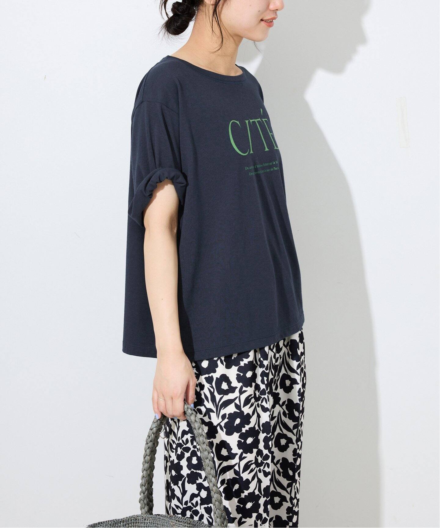 IENA C/Ny ニュアンスTシャツ◆新品未使用 NewAnce（ニュアンス） tシャツ 「NewAnce」ニットTシャツ メンズ