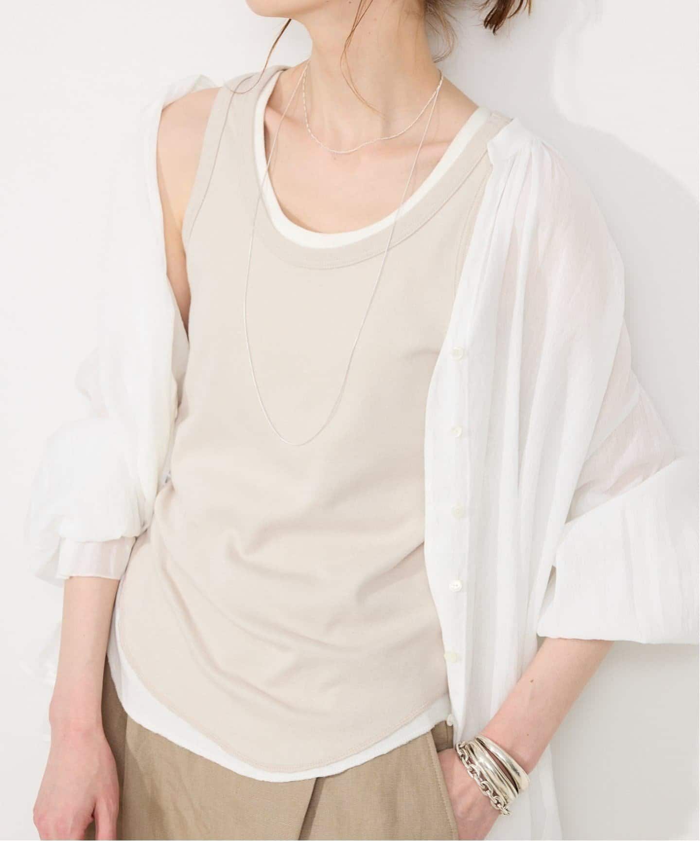 SLOBE IENA｜バルーンタンクトップ | Rakuten Fashion(楽天