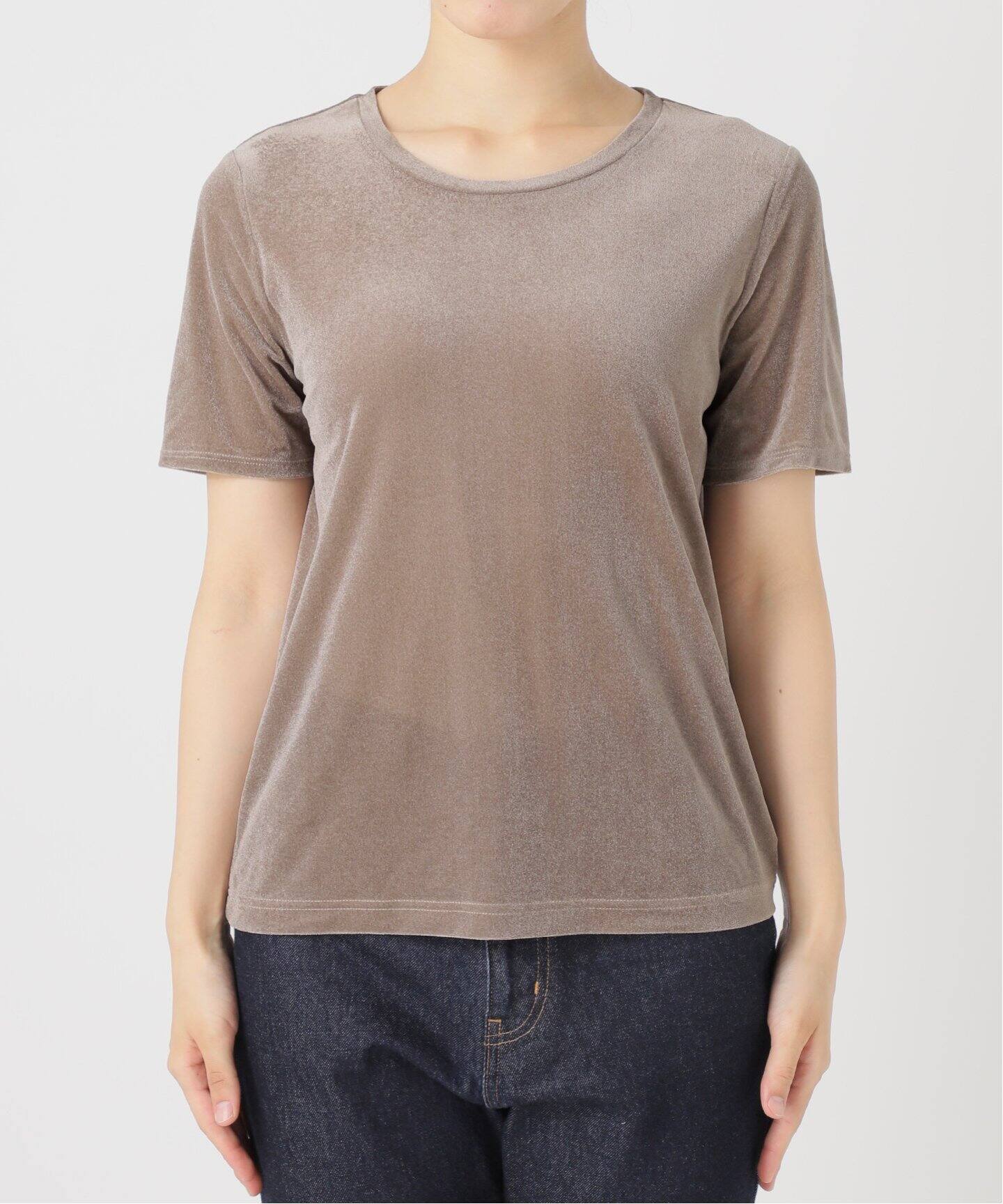 予約》ベロアTシャツ（Tシャツ／カットソー）｜SLOBE IENA
