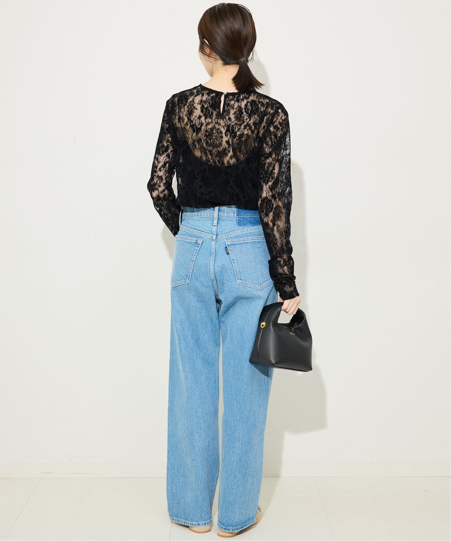 レースフロッキープルオーバー（Tシャツ／カットソー）｜SLOBE IENA