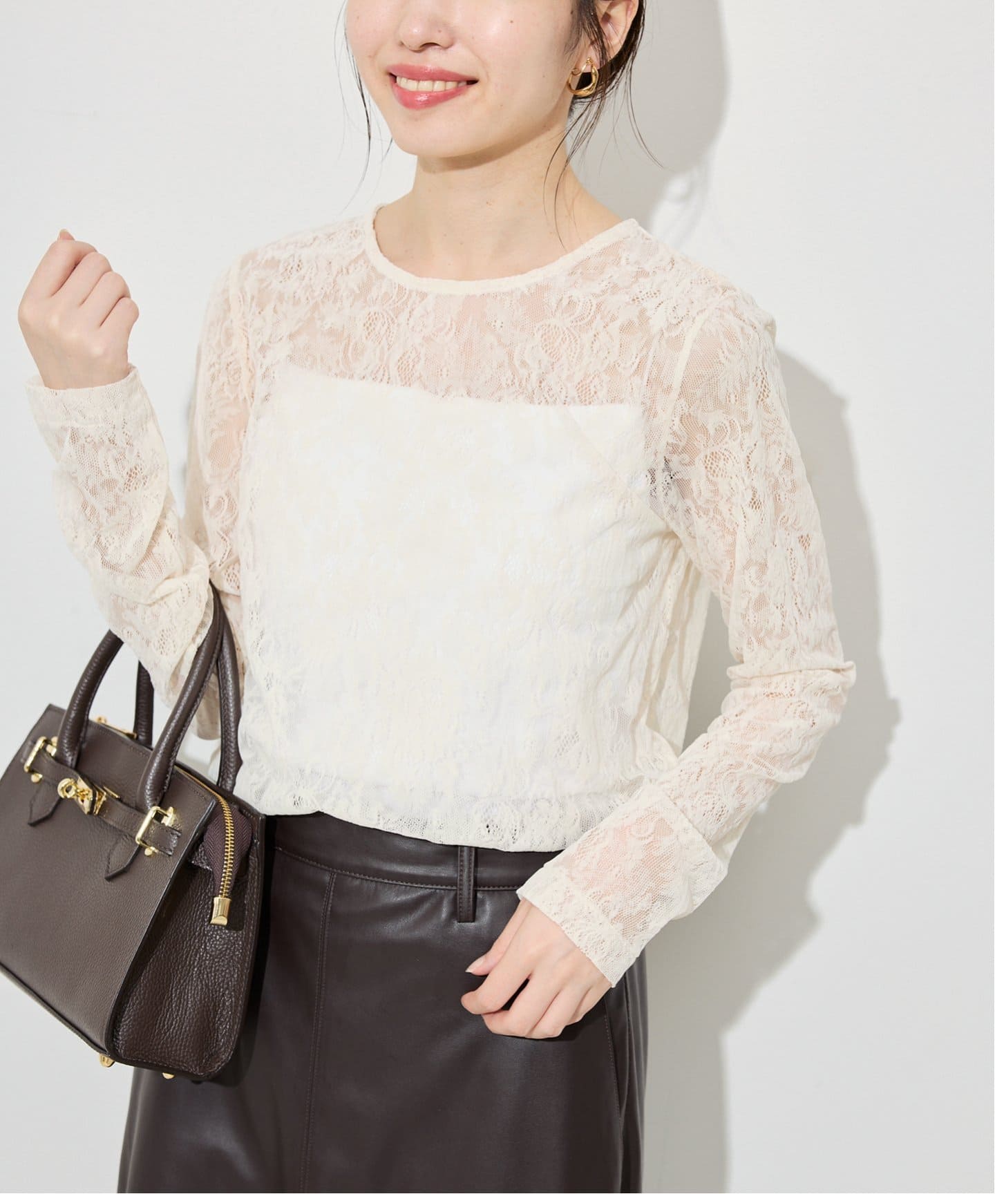 レースフロッキープルオーバー（Tシャツ／カットソー）｜SLOBE IENA