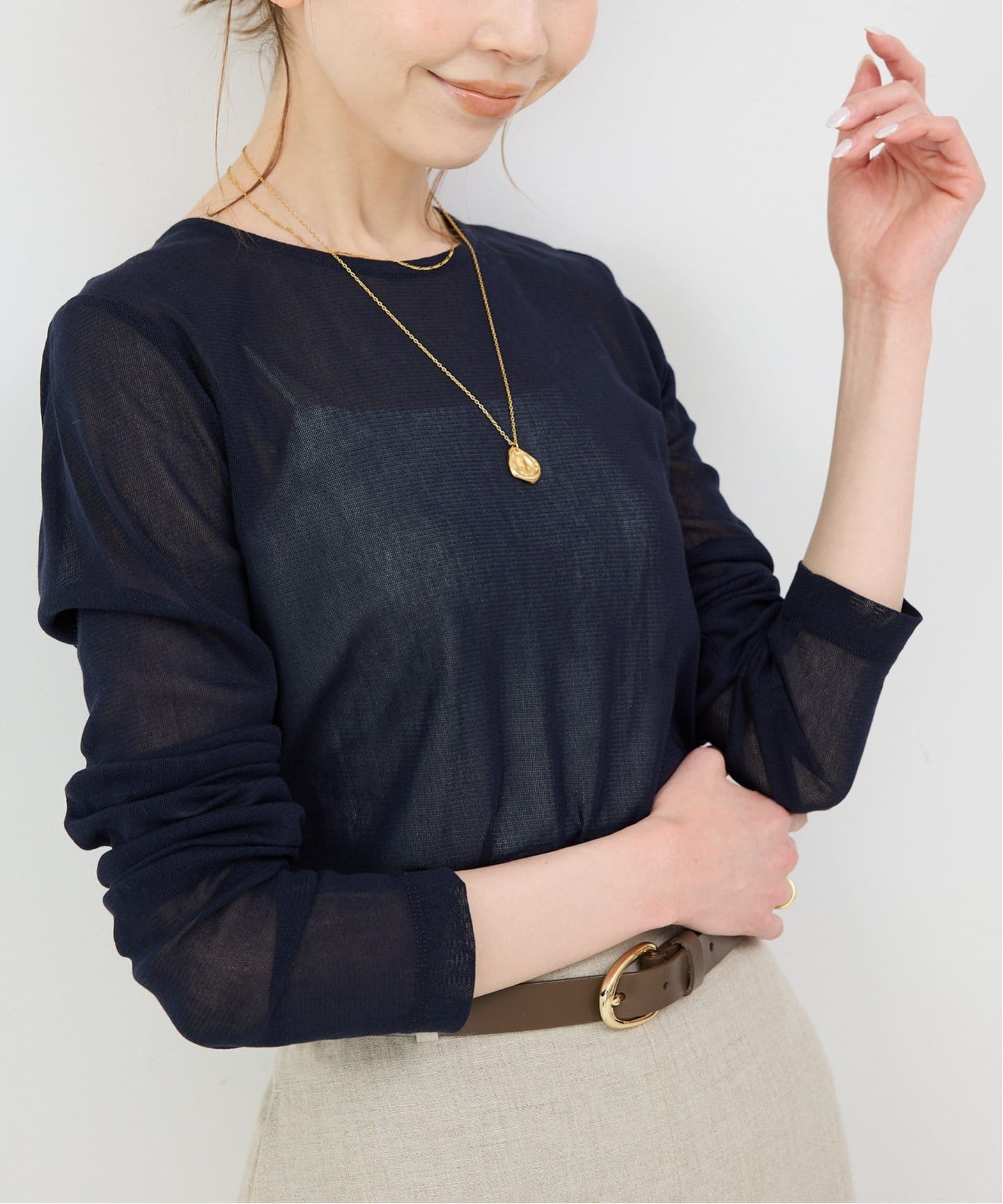 SLOBE IENA｜コットンチュールプルオーバー | Rakuten Fashion