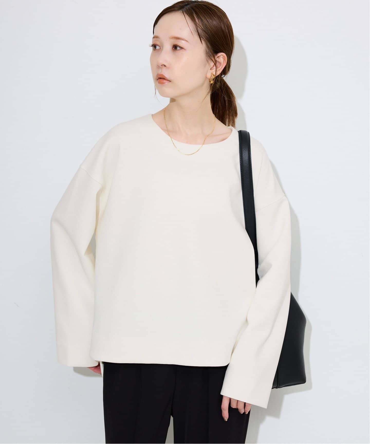 予約》ダンボールニュアンスプルオーバー（Tシャツ／カットソー