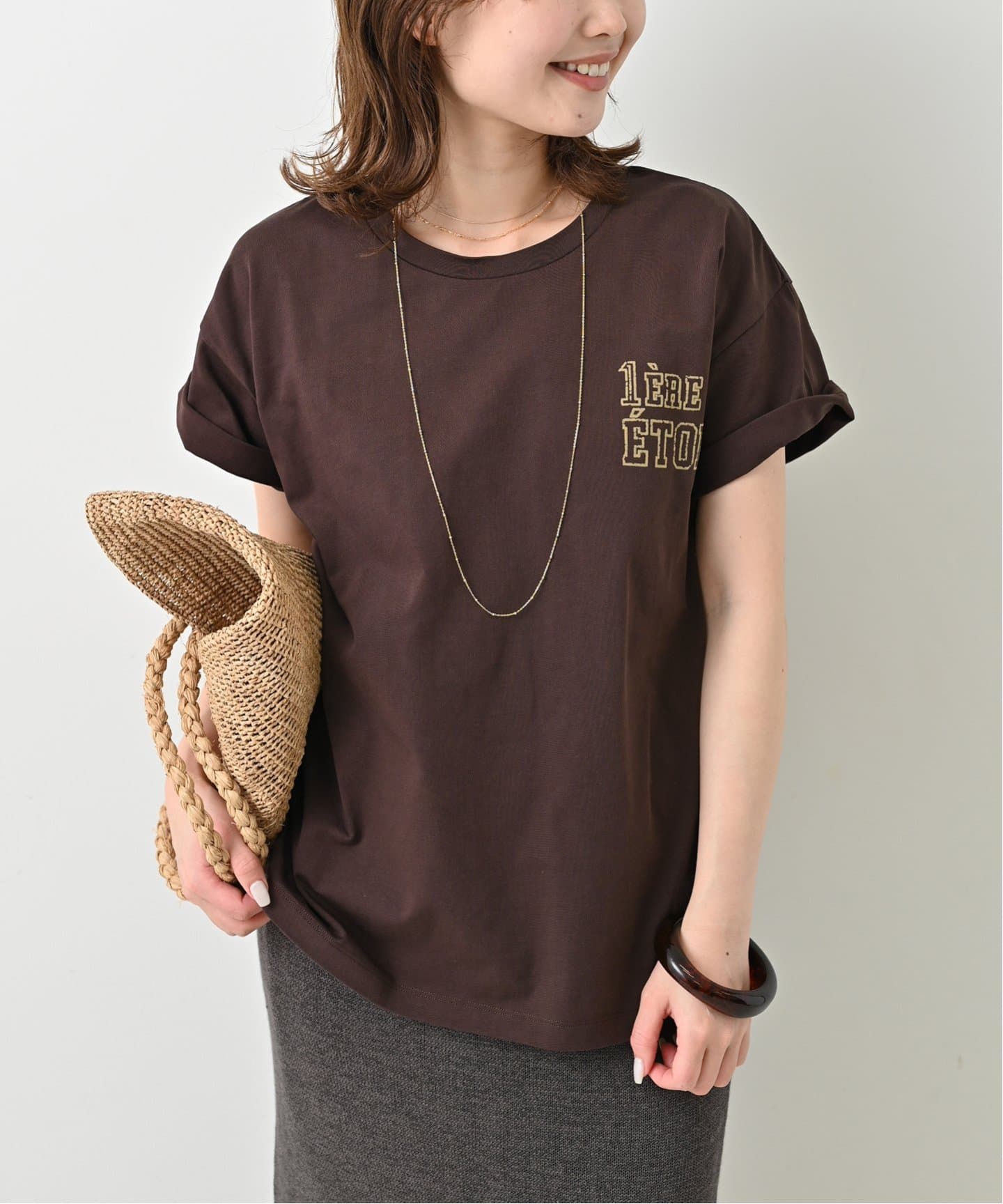 SLOBE IENA tシャツ 「追加」1ST ETOILE Tシャツ レディース
