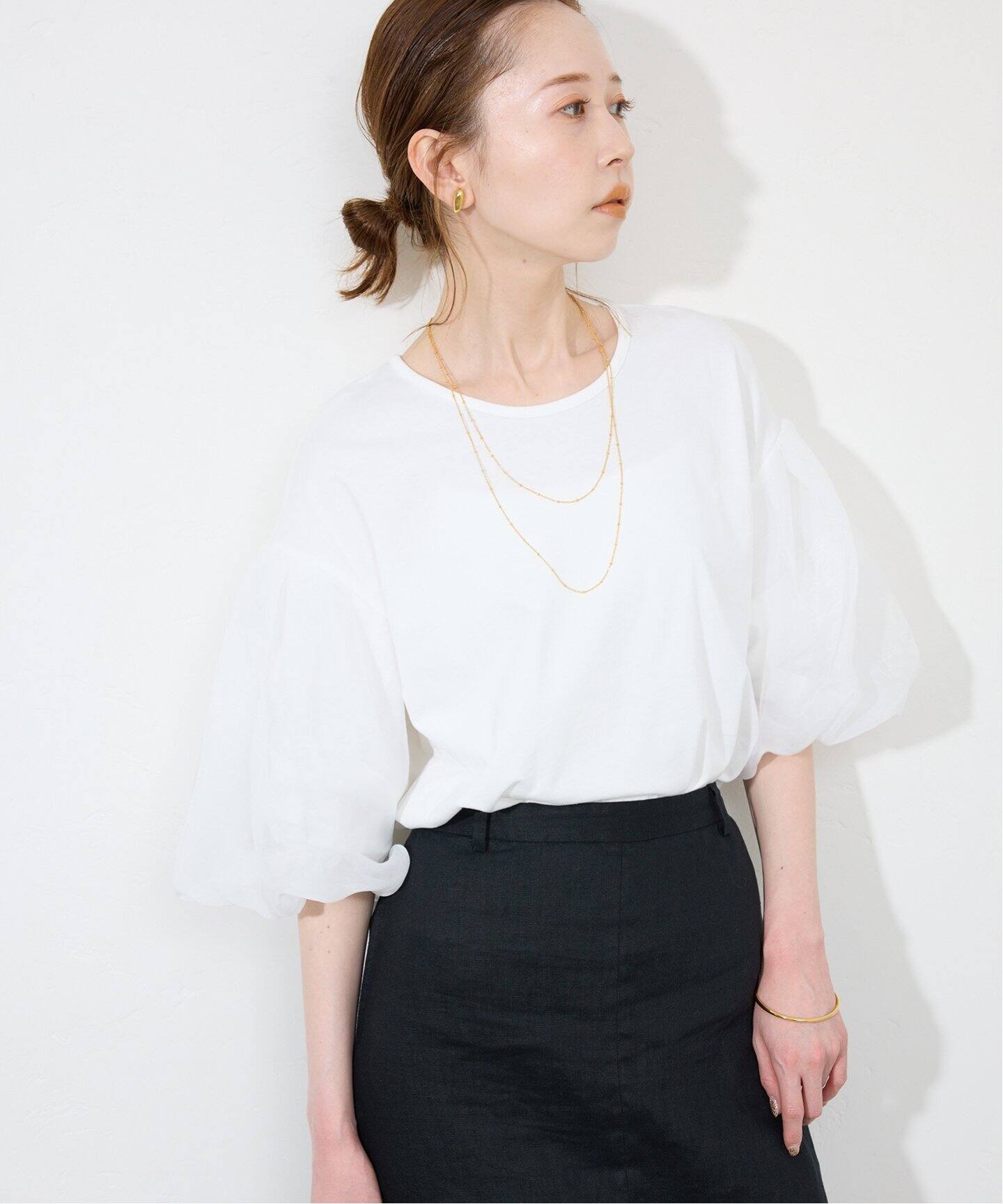 パフスリーブ Tシャツ（Tシャツ／カットソー）｜SLOBE IENA