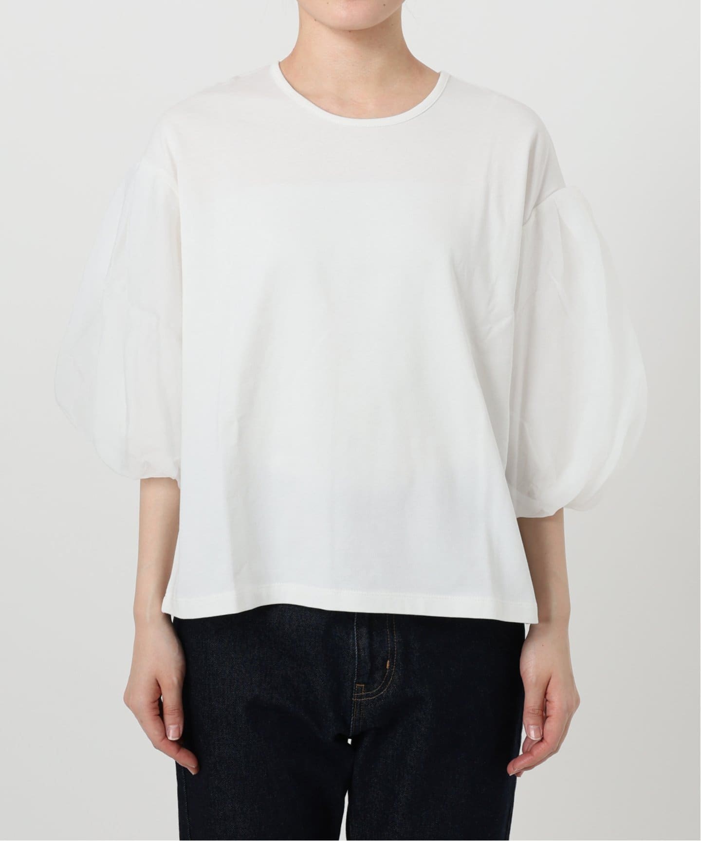 ♡新品♡ IENA イエナ　Tシャツ　カットソー　パフスリーブ パフスリーブ Tシャツ（Tシャツ／カットソー）｜SLOBE IENA（スローブ