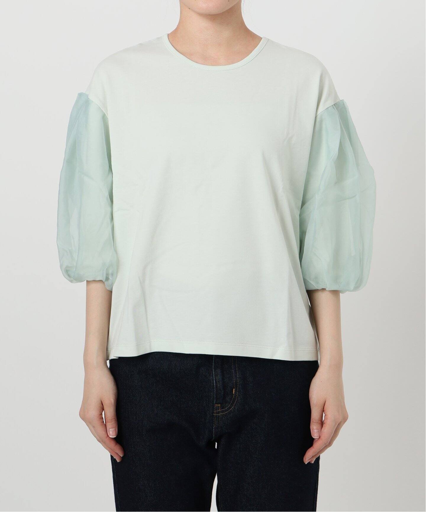 SLOBE IENA 別注パフスリーブ スウェット Tシャツ パフスリーブ Tシャツ（Tシャツ／カットソー）｜SLOBE IENA（スローブ