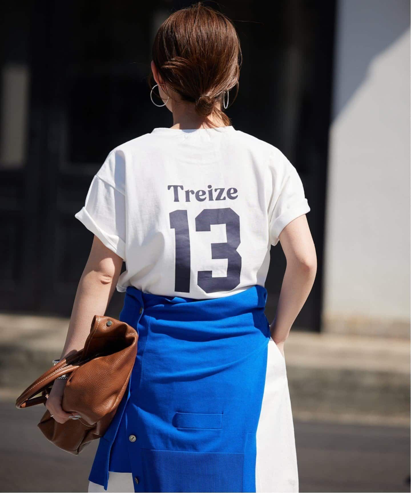 [新品]SLOBE IENA Treize 13 プリント 半袖Tシャツ Treize 13 Tシャツ（Tシャツ/カットソー）｜SLOBE IENA
