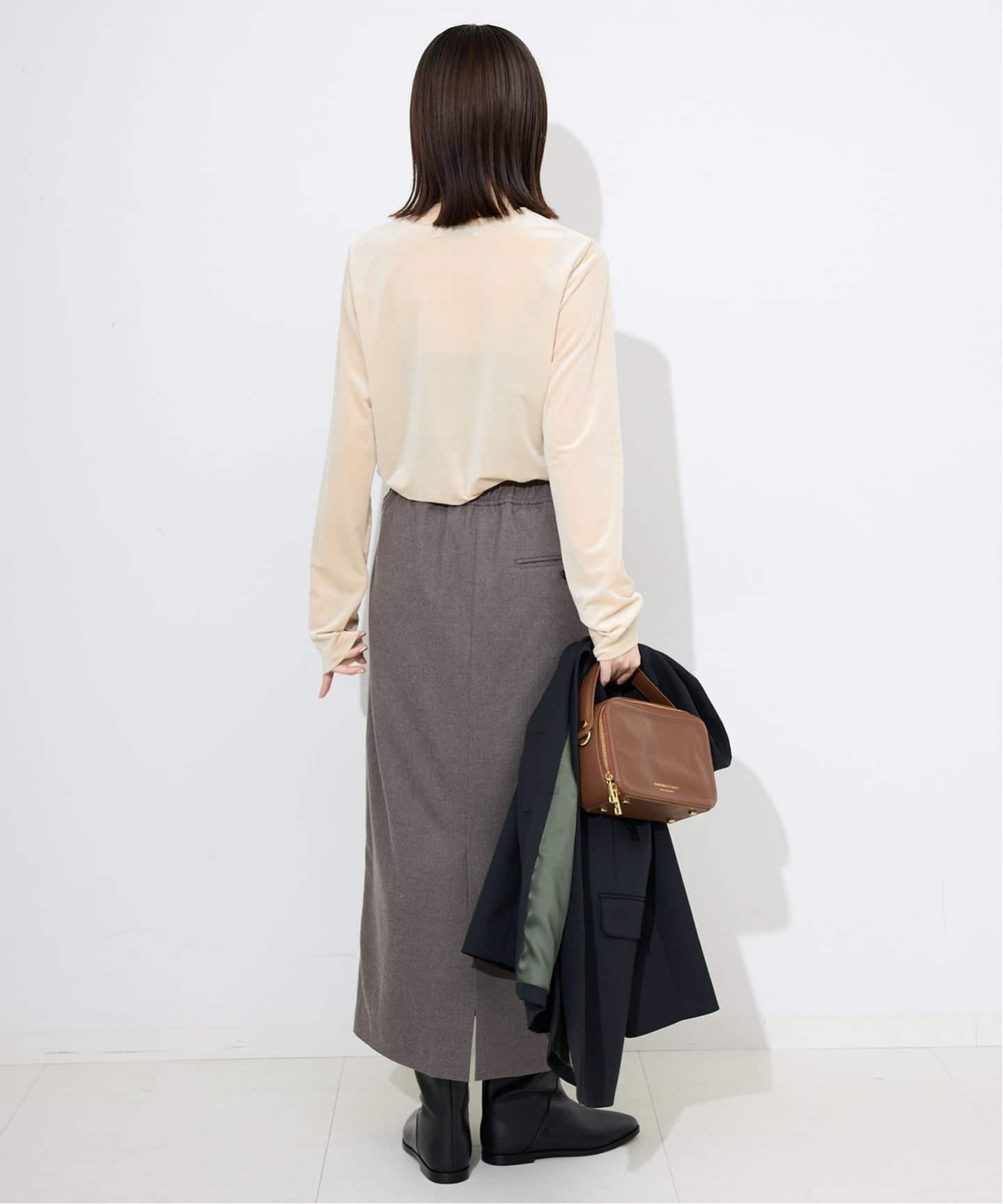 新品値札付き　SLOBE IENAベロアトリコット プルオーバー 追加予約》ベロアトリコット プルオーバー（Tシャツ／カットソー