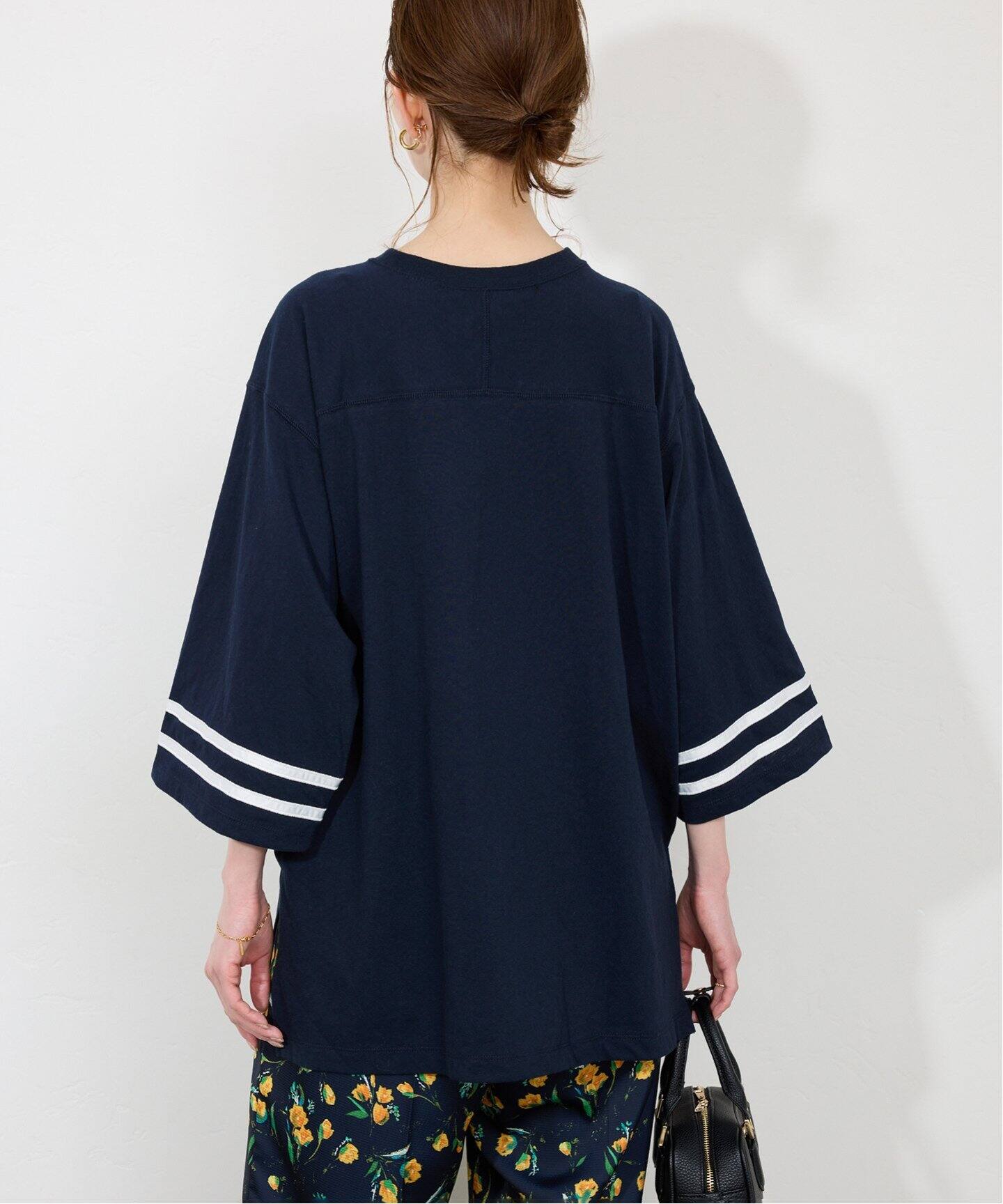 サテンナンバーアメフトロンTEE（Tシャツ／カットソー）｜SLOBE IENA 