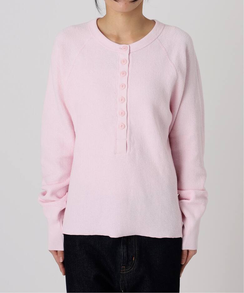 Wフェイスジャージヘンリープルオーバー（Tシャツ／カットソー  