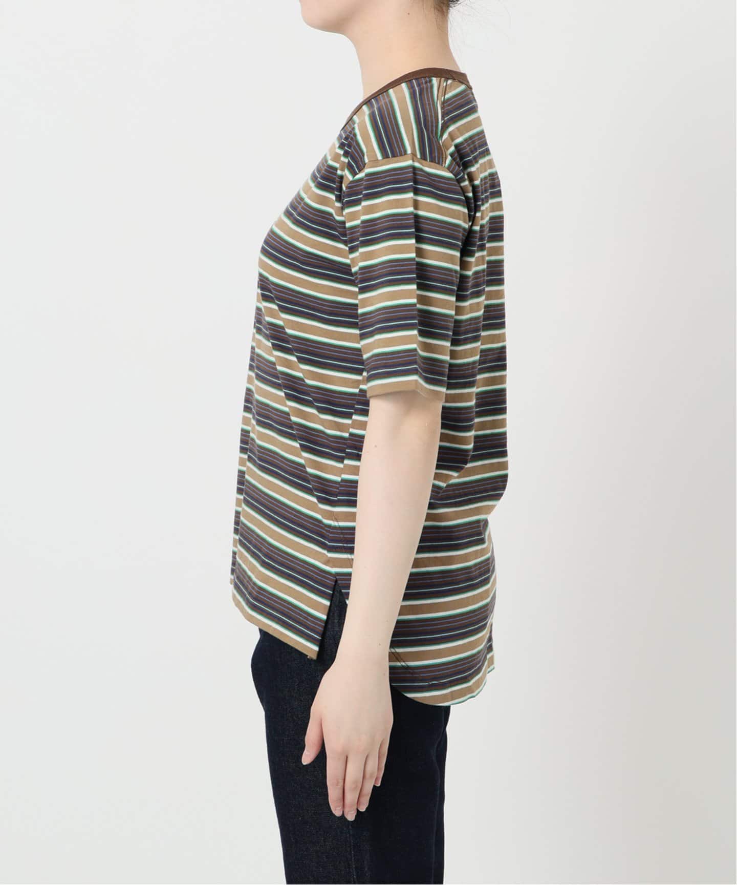 【新品未使用】SLOBE IENA マルチボーダーTEE マルチボーダーTEE（Tシャツ／カットソー）｜SLOBE IENA