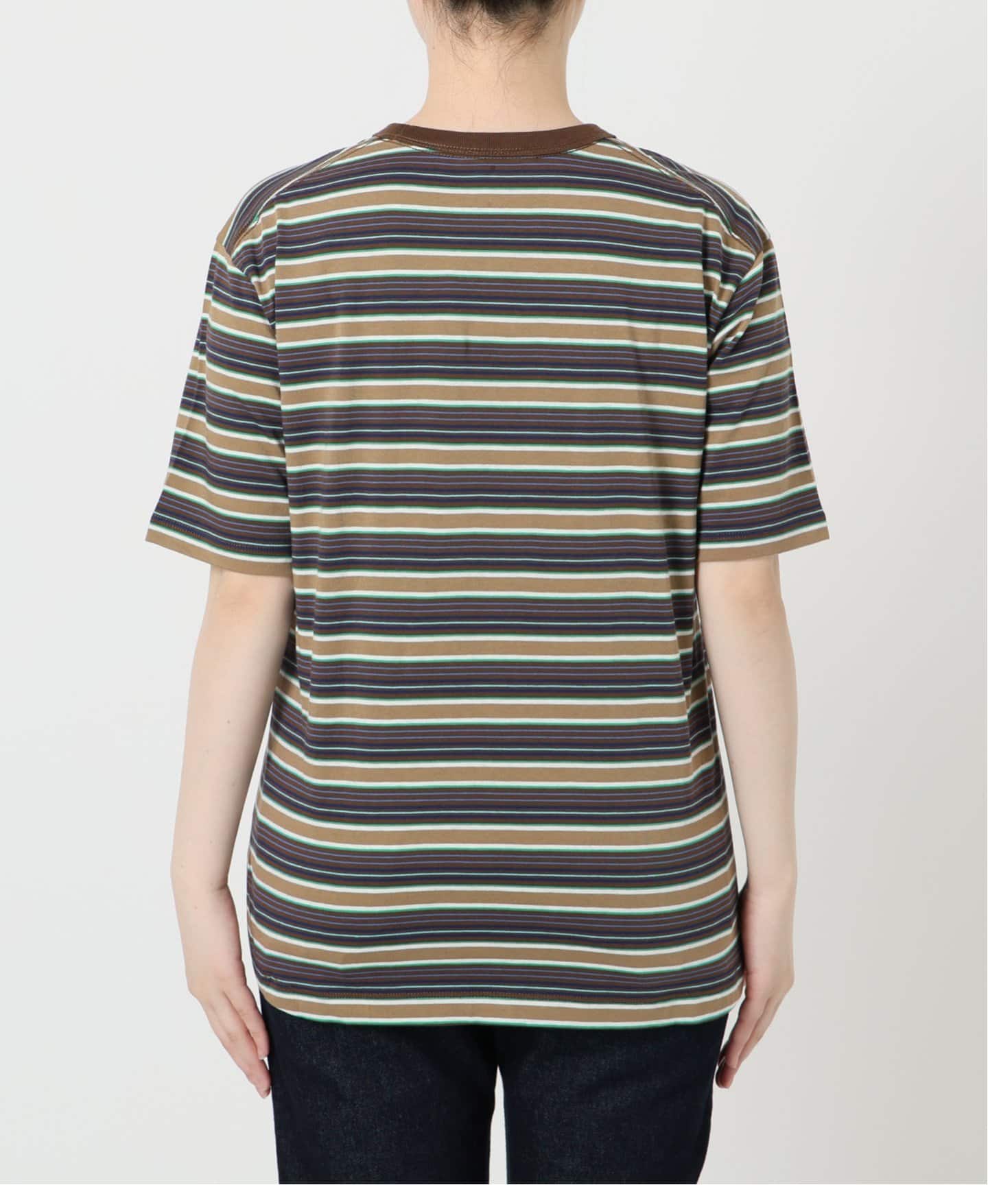 25SS 新品未使用 SLOBE IENA マルチボーダーTEE マルチボーダーTEE（Tシャツ／カットソー）｜SLOBE IENA