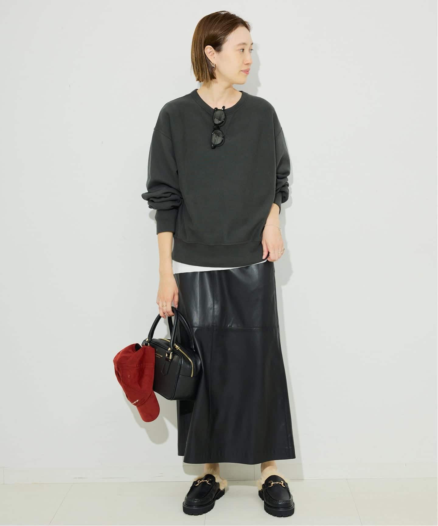 追加2》Champion/チャンピオン SLOBE別注 無地ガゼットスウェット