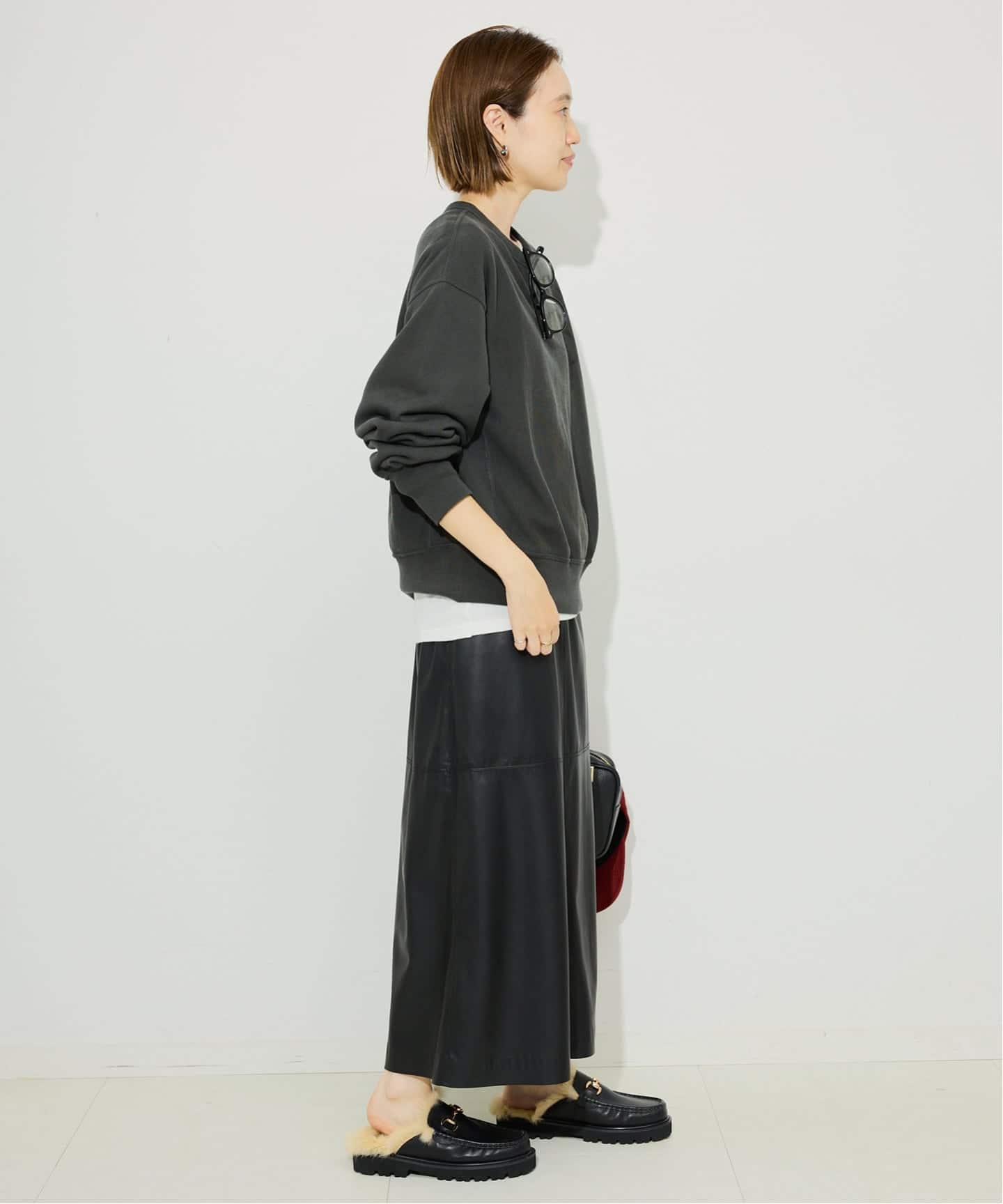 追加2》Champion/チャンピオン SLOBE別注 無地ガゼットスウェット