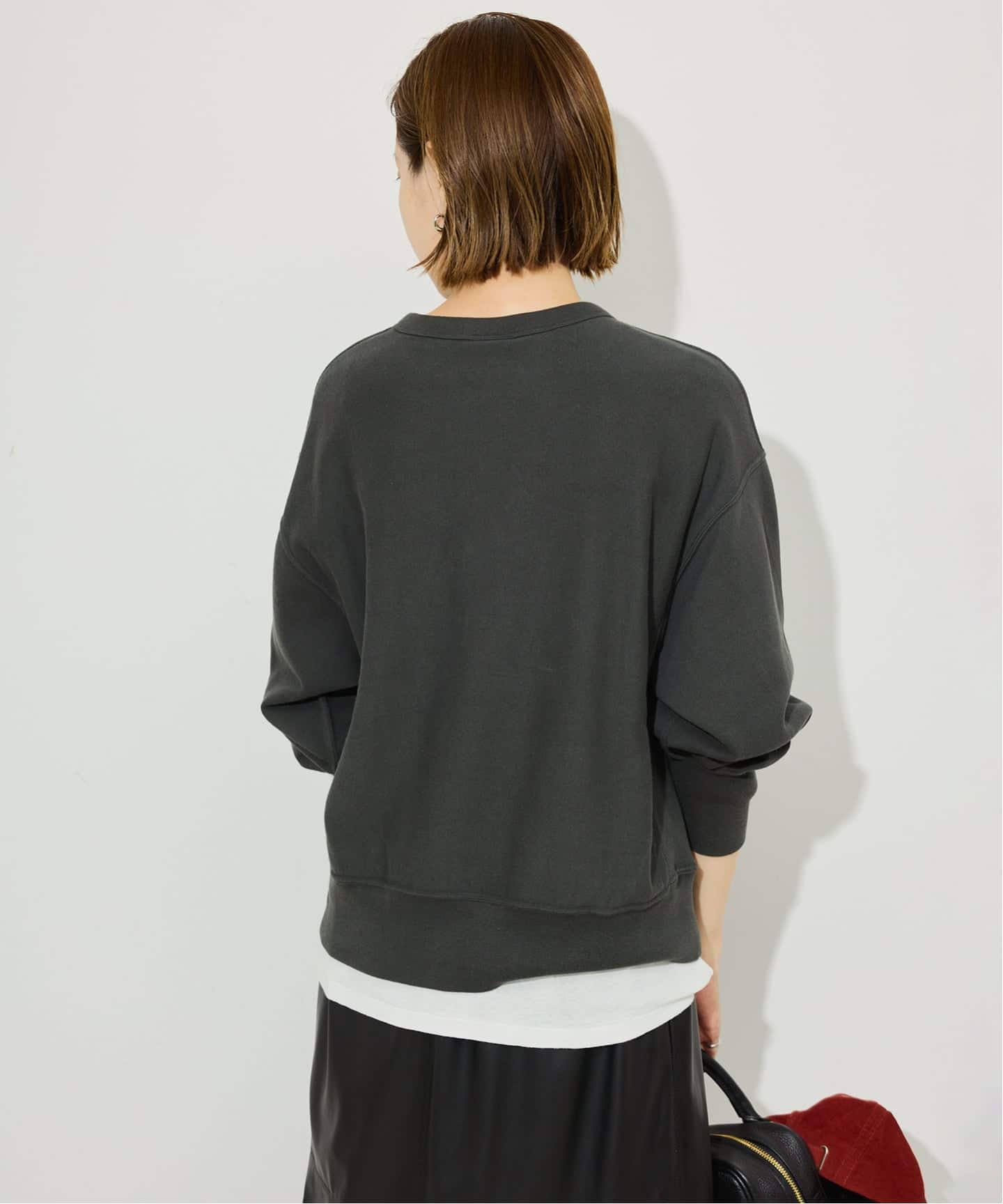 追加2》Champion/チャンピオン SLOBE別注 無地ガゼットスウェット