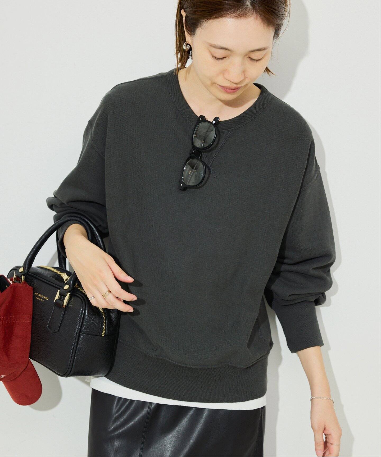 追加2》Champion/チャンピオン SLOBE別注 無地ガゼットスウェット 