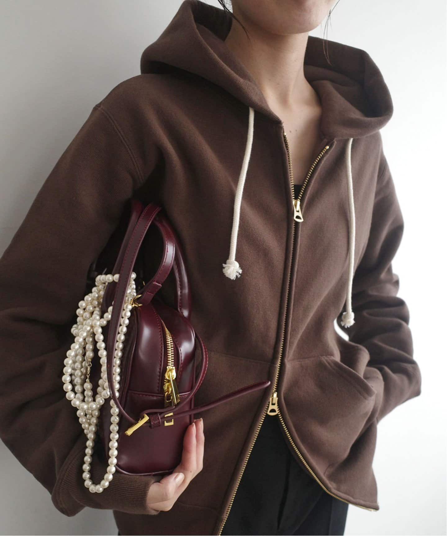 【完売品】Champion/チャンピオン SLOBE別注 ダブルジップパーカー Champion/チャンピオン SLOBE別注 ダブルジップパーカー
