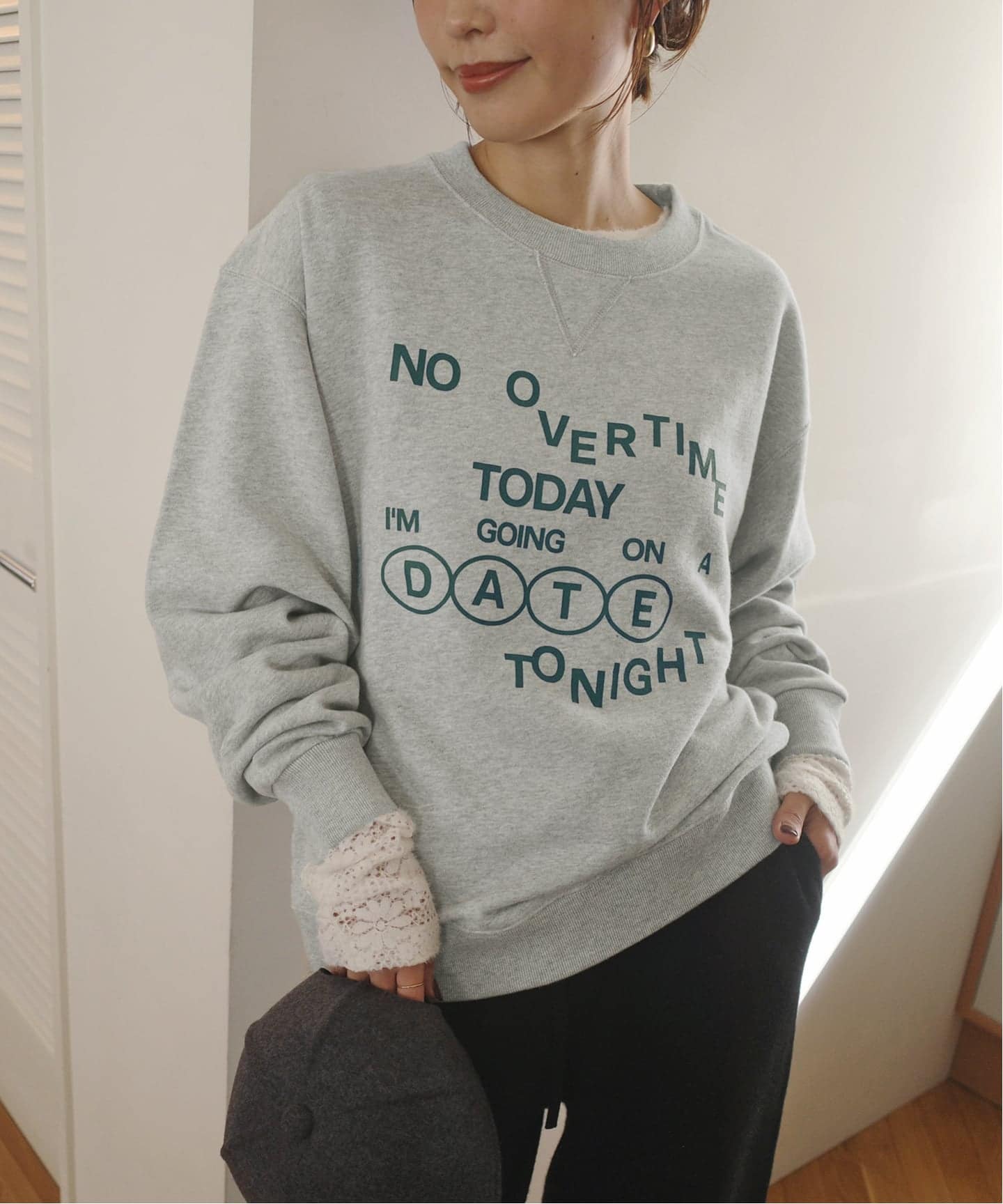 スローブ イエナ（SLOBE IENA）/RUSSELL×LOUNA ロゴスウェット RUSSELL×LOUNA ロゴスウェット（スウェット）｜SLOBE IENA（スローブ