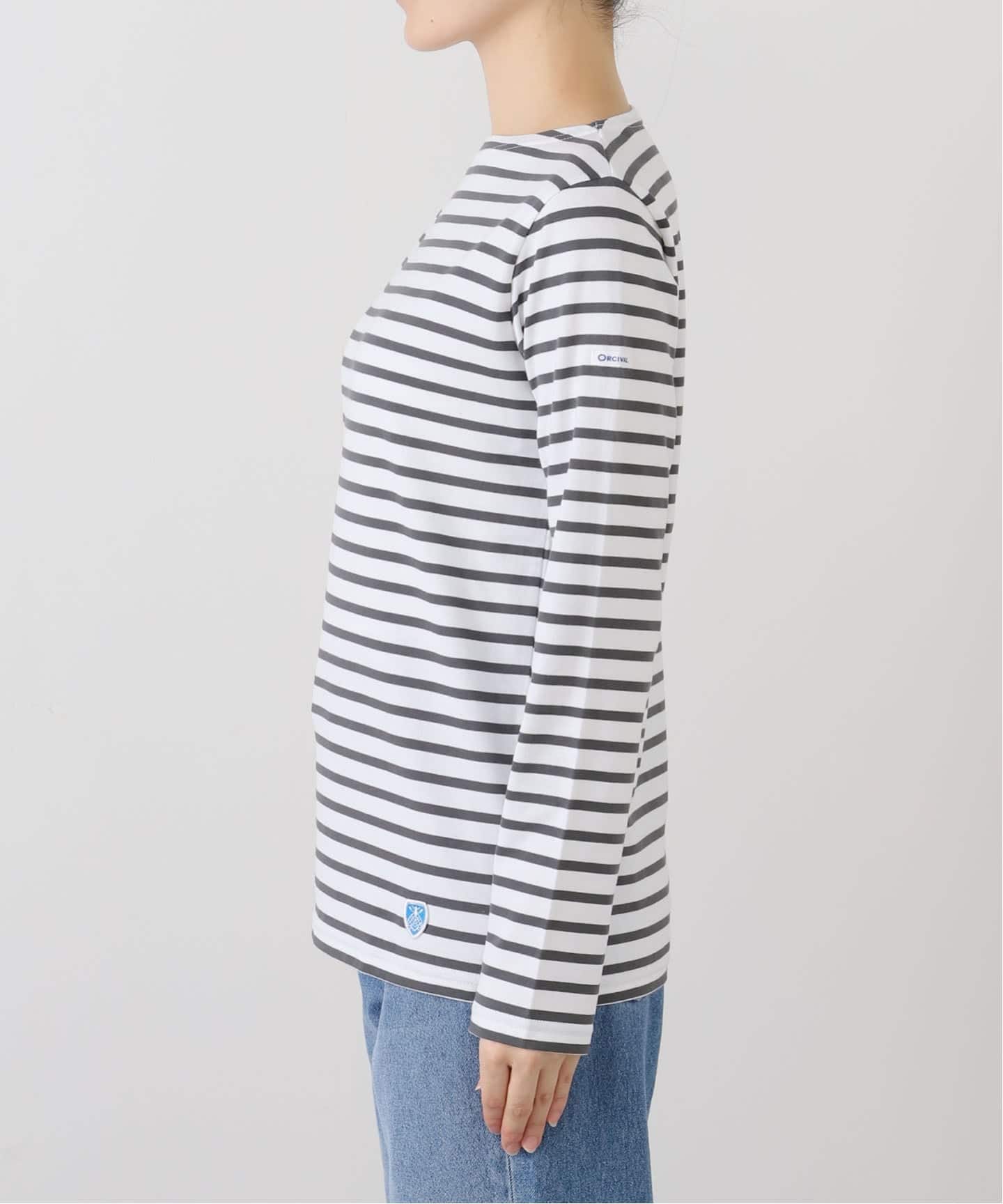 ORCIVAL/オーシバル BOAT NECK BORDER #ORC0137（Tシャツ／カットソー