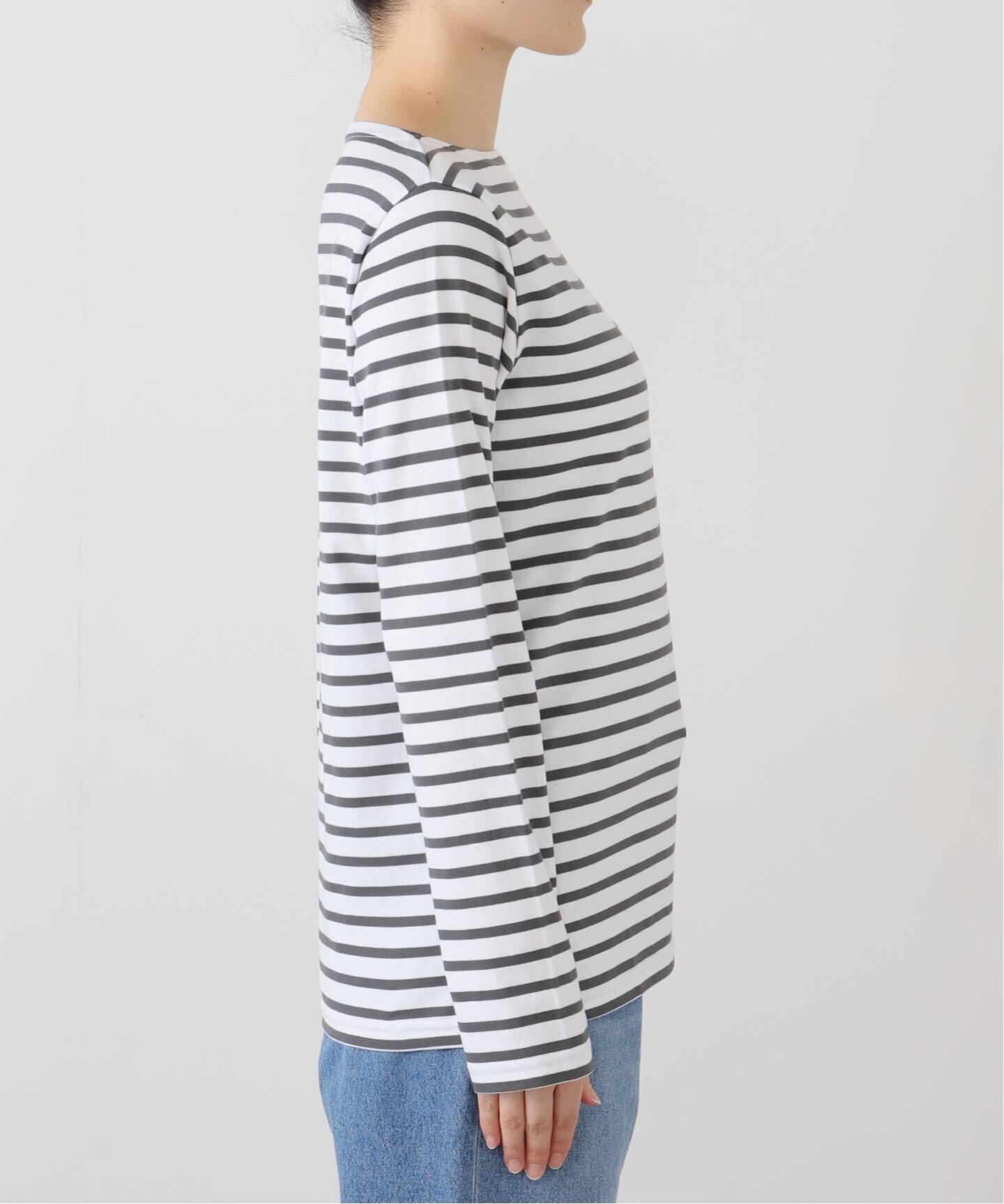 ORCIVAL/オーシバル BOAT NECK BORDER #ORC0137（Tシャツ／カットソー