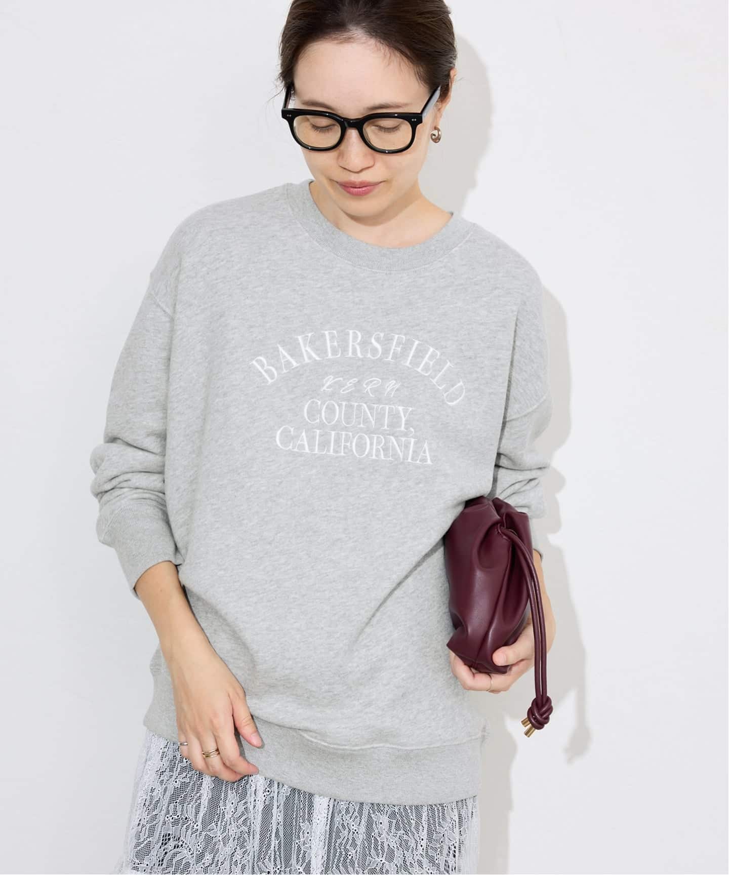 ☆SLOBE IENA☆+81BRANCA SLOBE別注 ロゴスウェット 予約》+81BRANCA/ハチイチブランカ SLOBE別注 ロゴスウェット