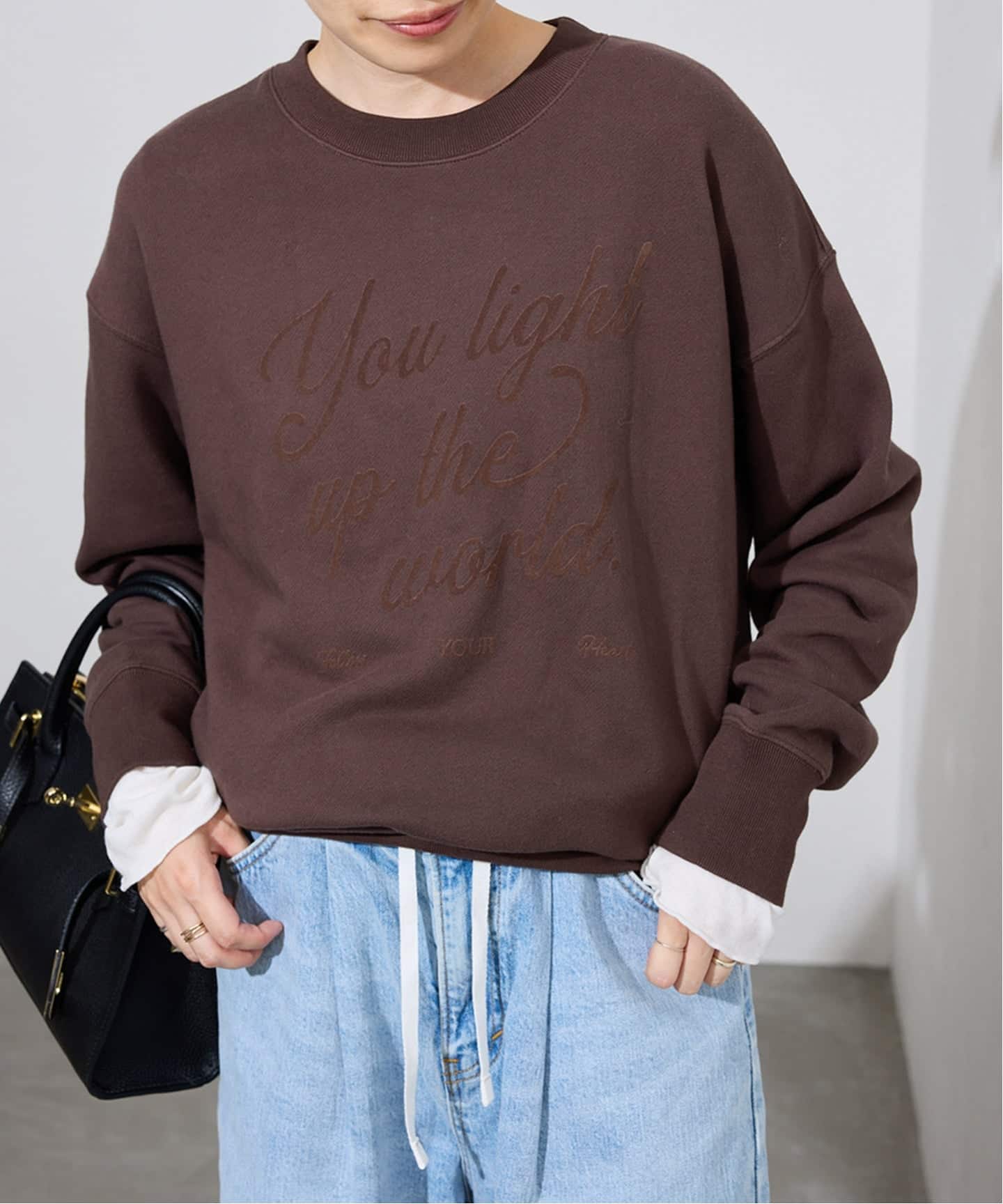 新品!! IENA VENCE ロゴスウェット IENA＊VENCE ロゴスウェット