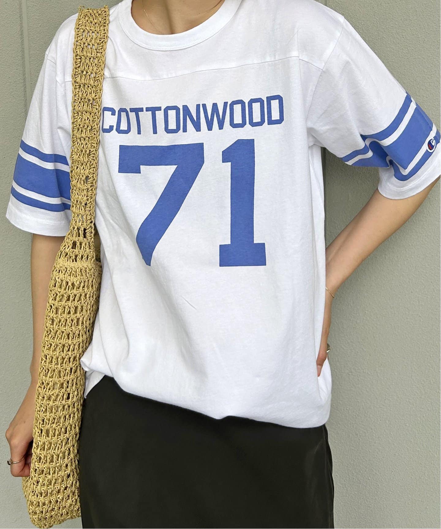 スローブイエナ champion フットボールロンTEE スローブイエナ champion フットボールロンTEE 新品未使用 タグ
